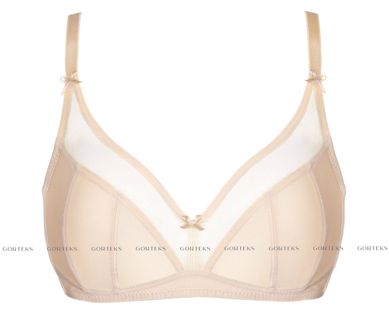 Sutien fără cusături cu plasă fină