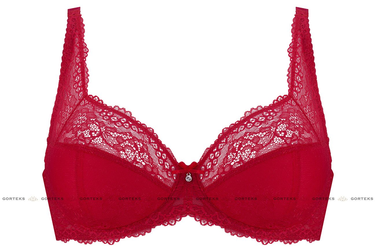 Sutien din dantelă roșie