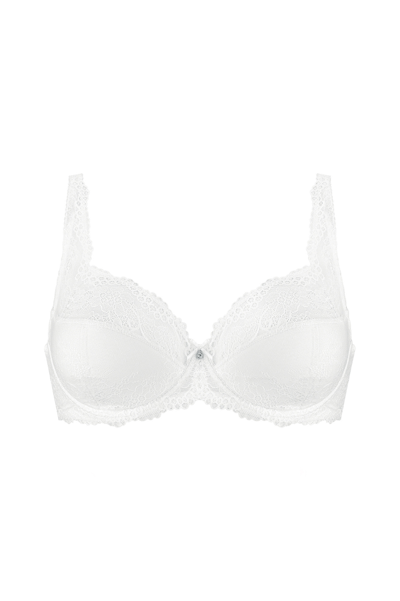 Sutien și chiloți din dantelă albă