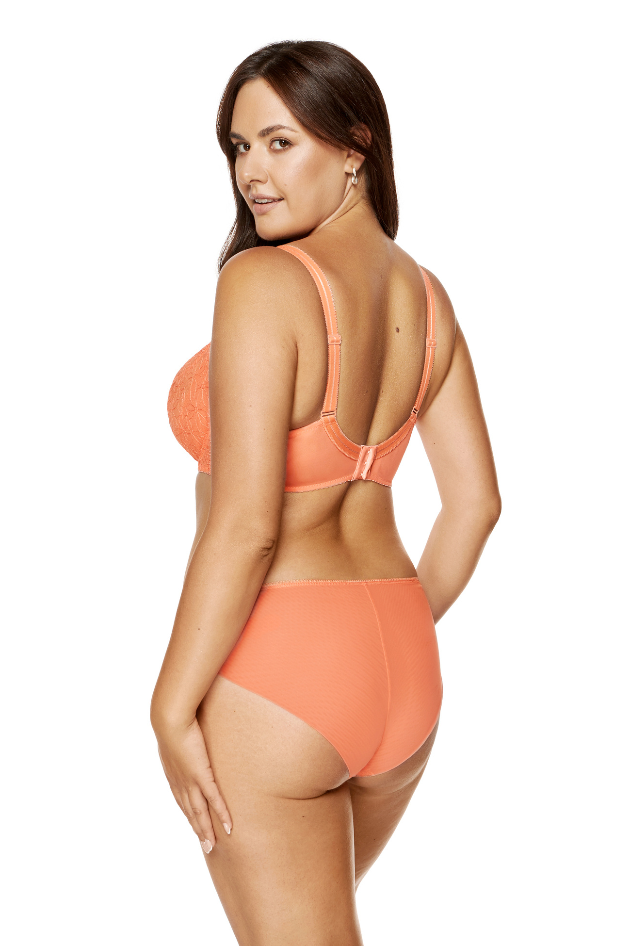 Gorteks Pamela embroidered soft bra peac