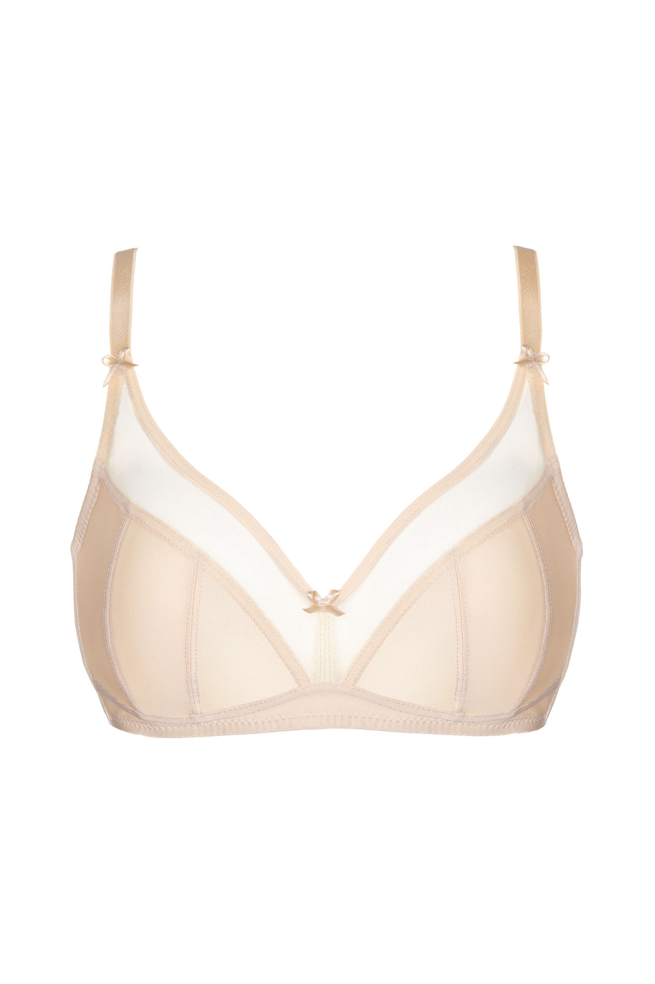 Sutien fără cusături cu plasă fină