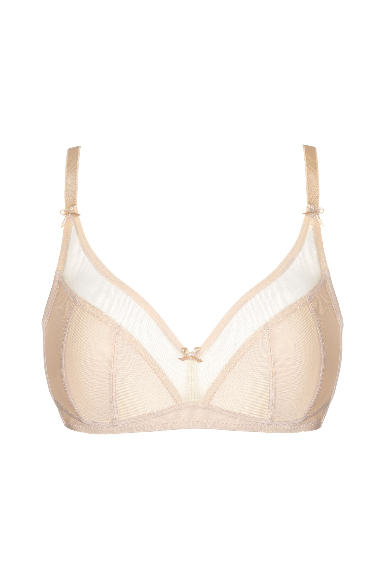 Sutien fără cusături cu plasă fină