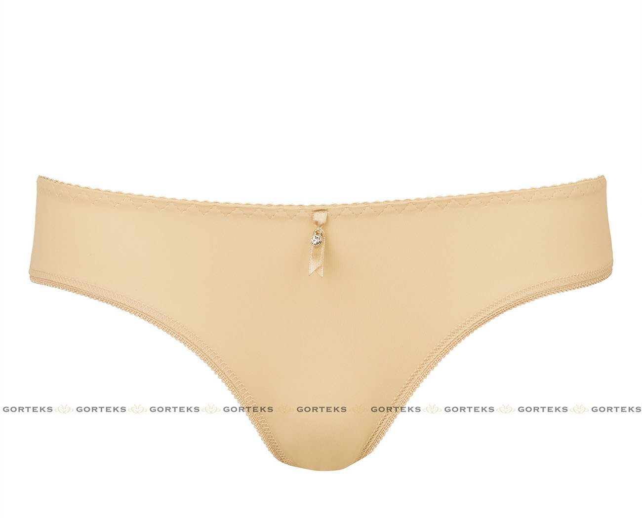 Sutien și chiloți bej