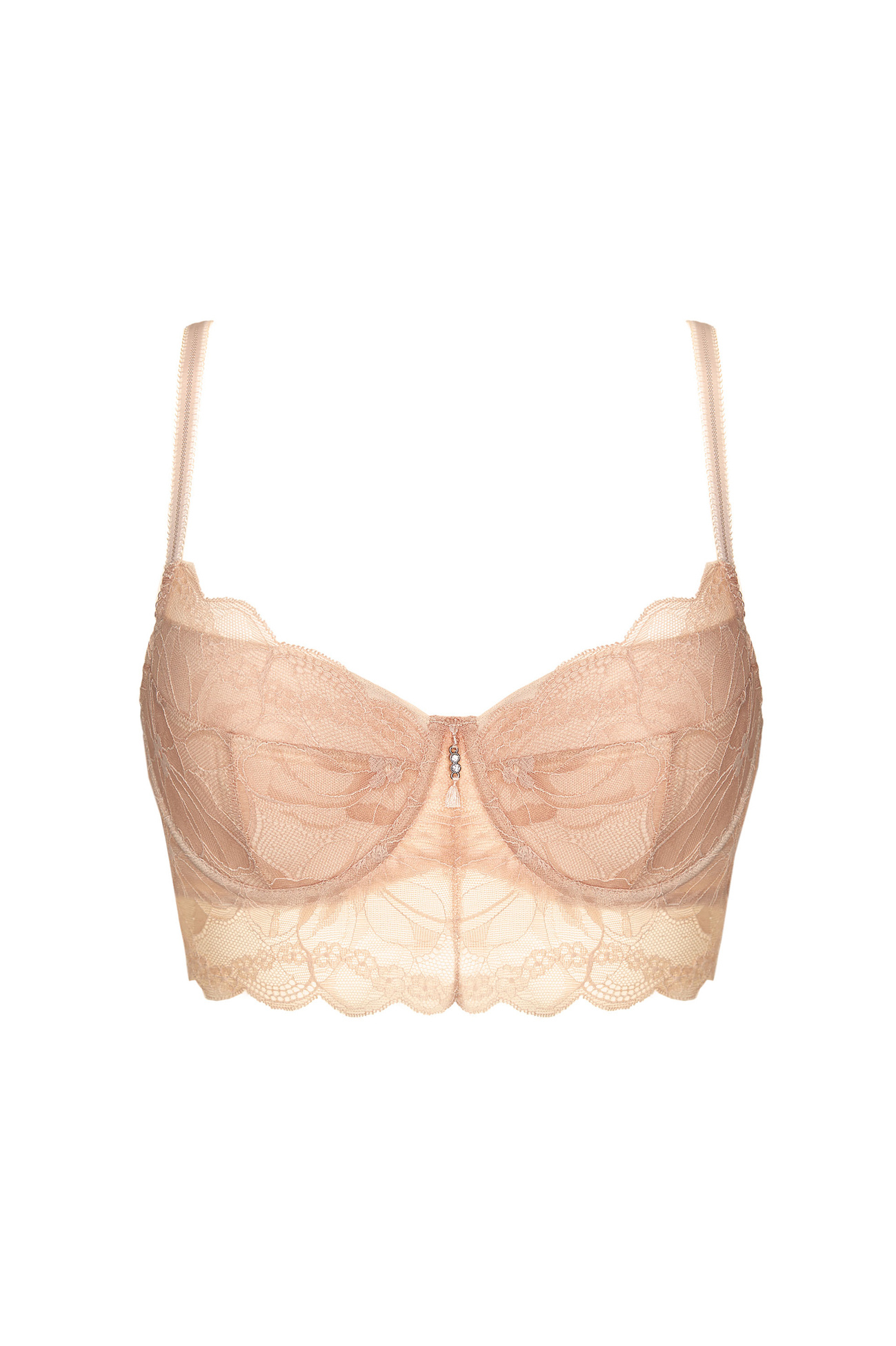 Sutien cu armătură din dantelă