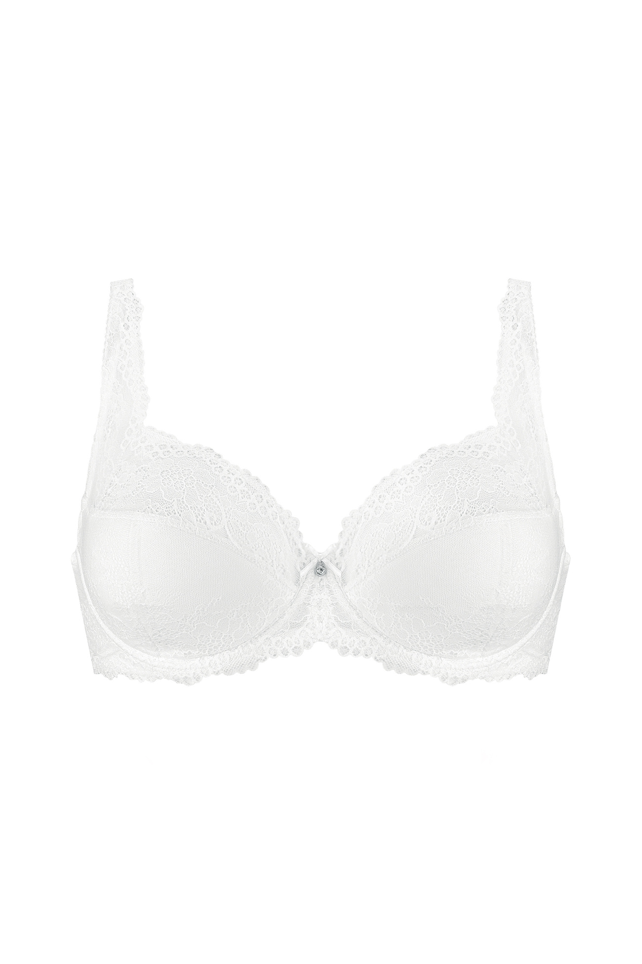 Sutien și chiloți din dantelă albă