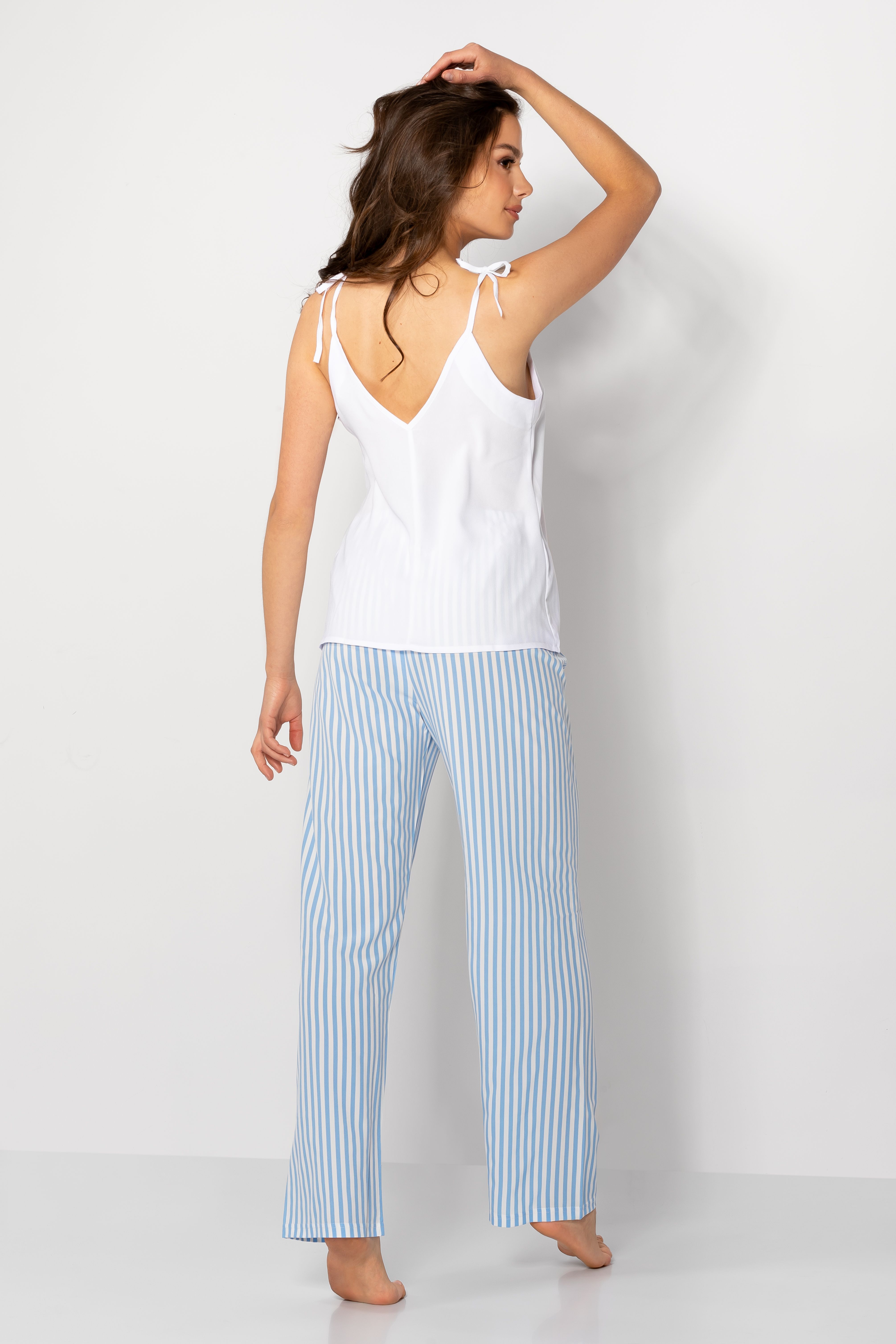 Pyjamas Erica White-Baby Blue