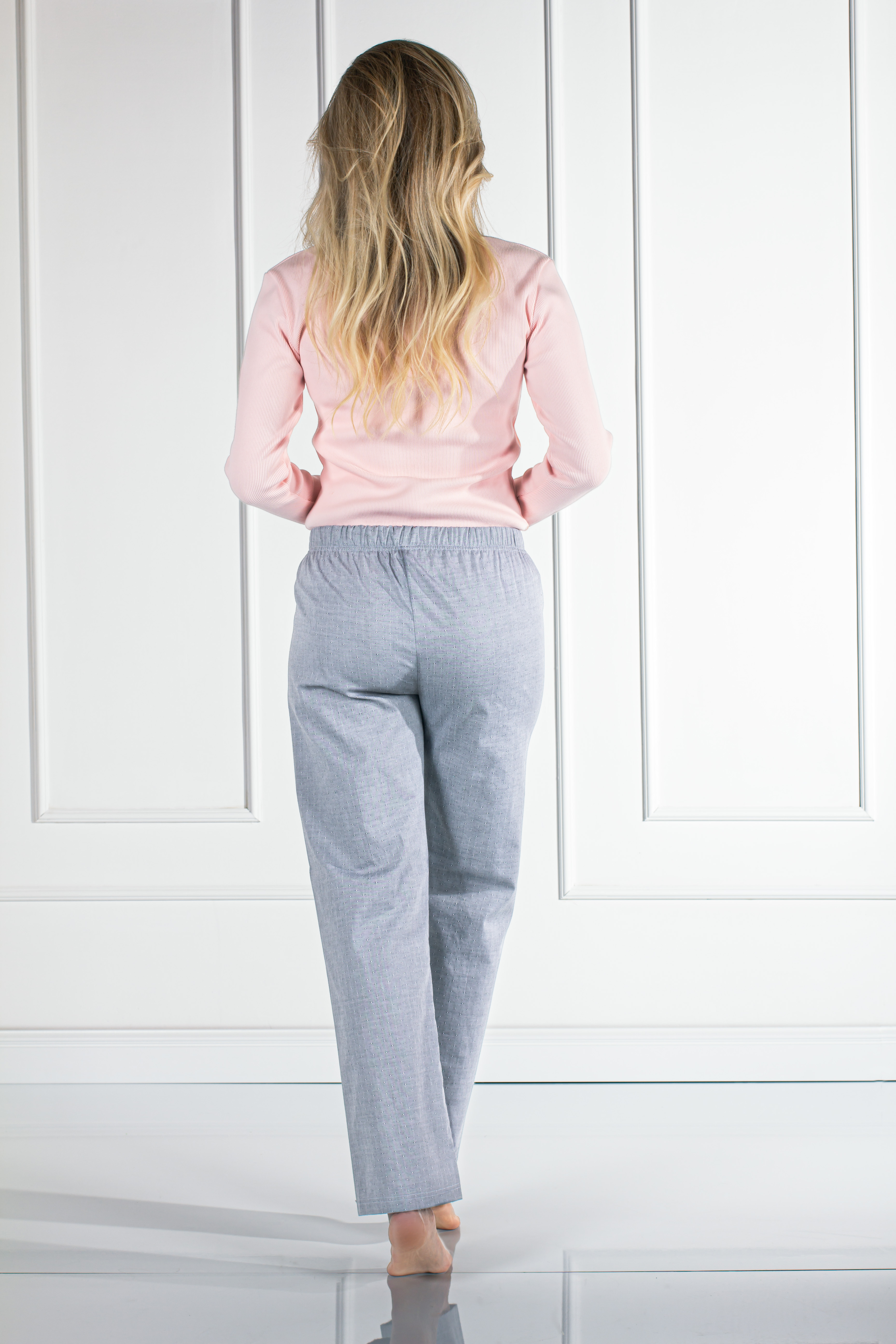 Linda Pyjamas Pink-Grey Pink-Grey