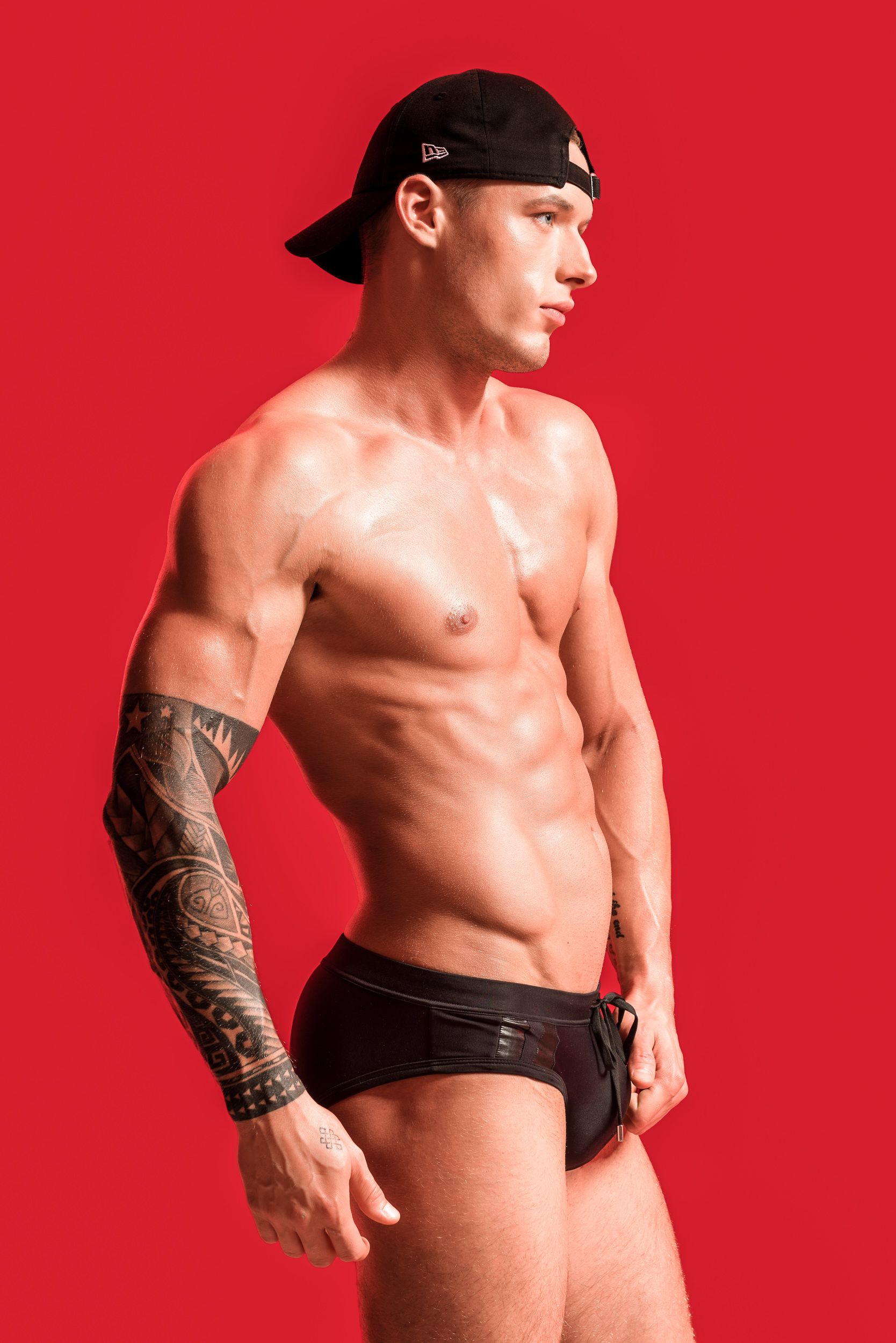 Aero Black (Push-up Pocket) Swimsuit Black