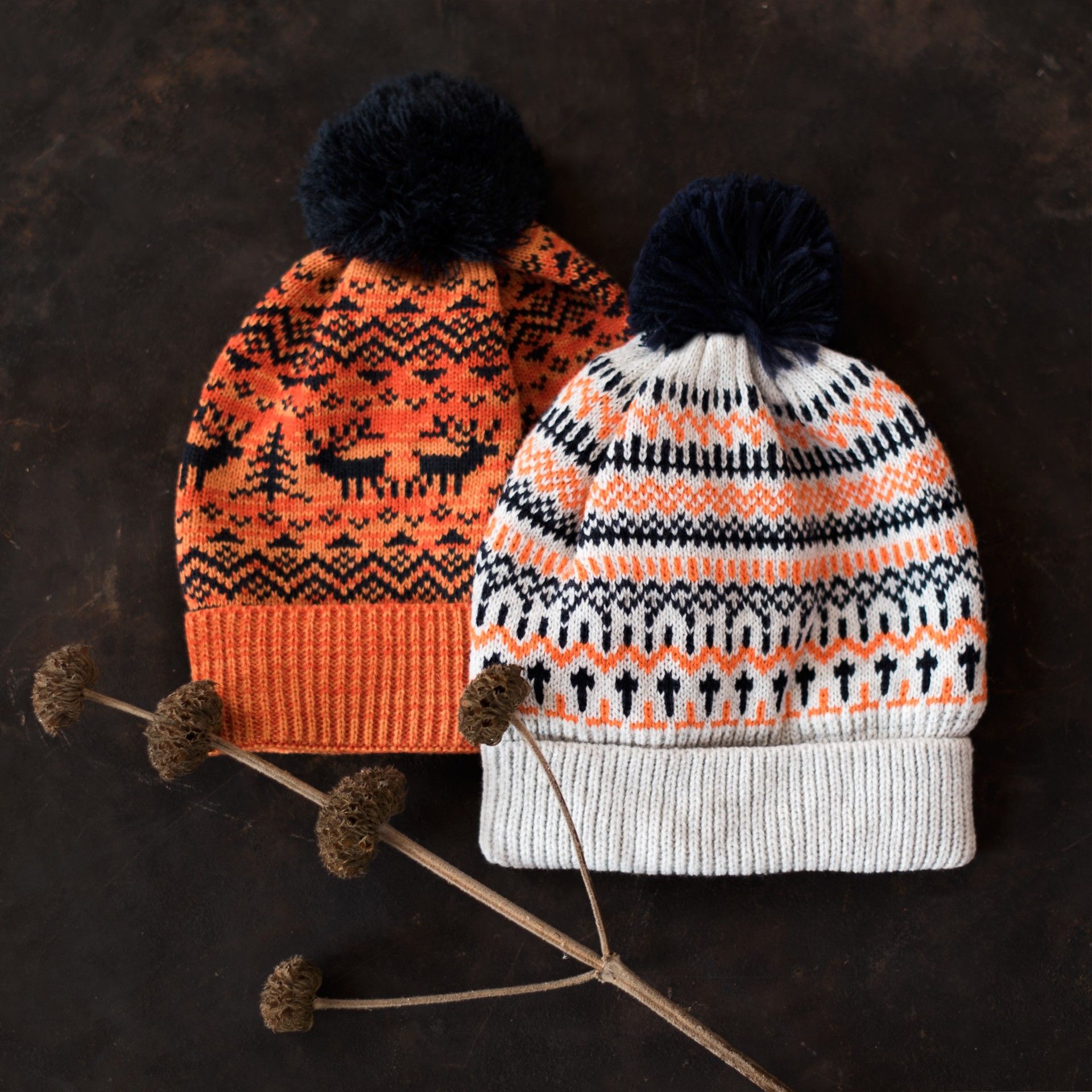 Rudolf Hat black-orange Black-orange