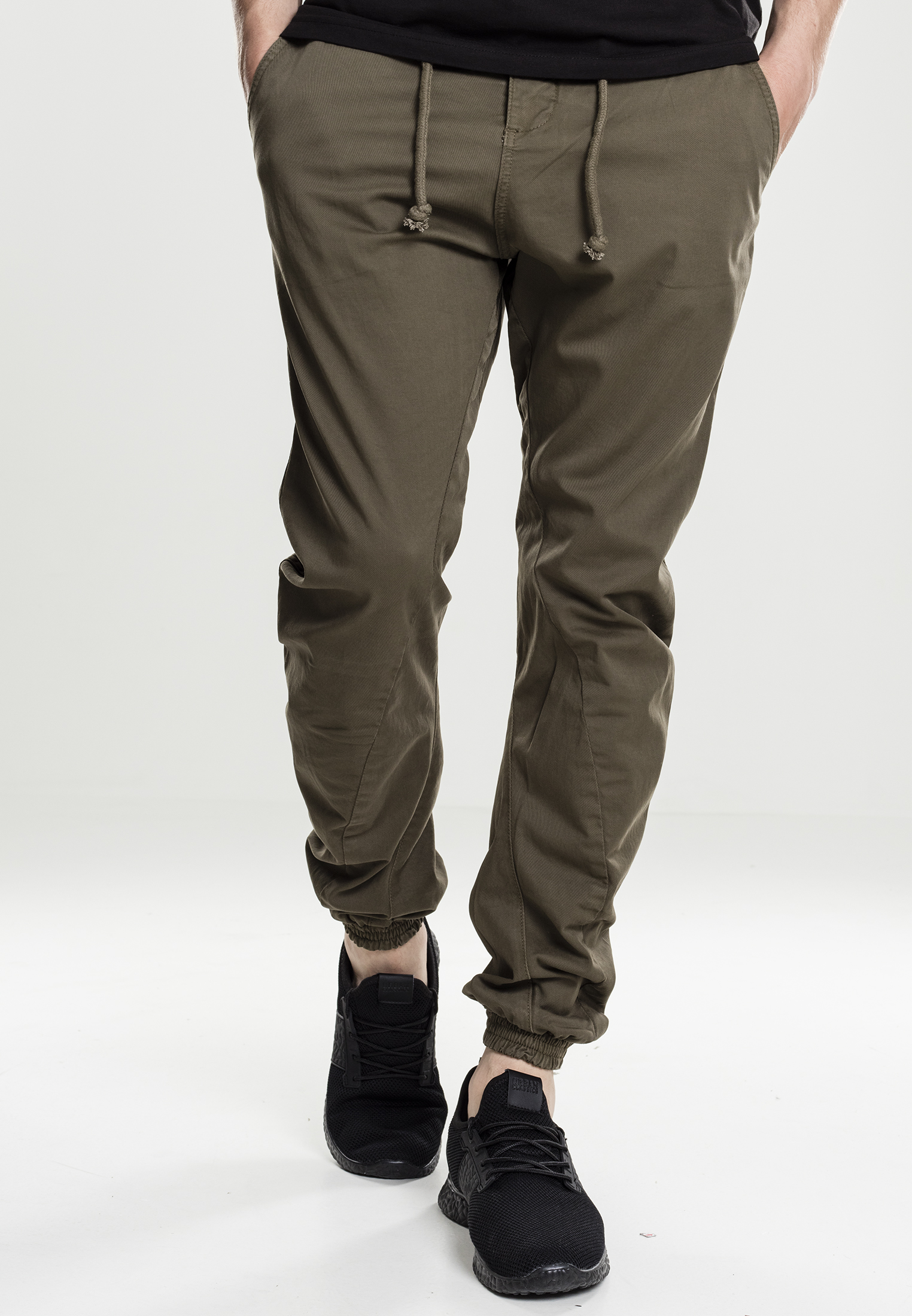 Stretch Jogging Pants - Olive