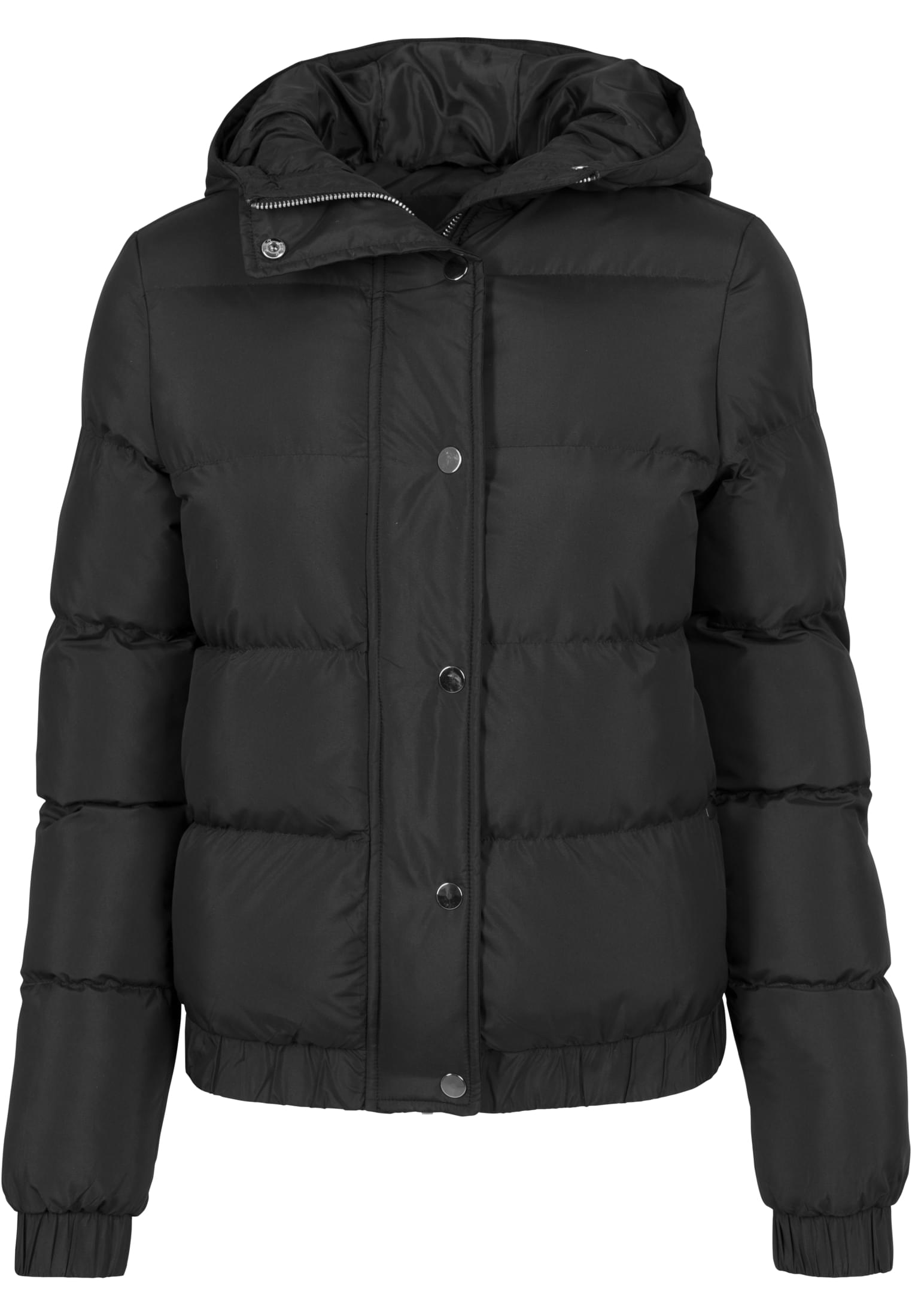 Women's Puffer Hooded Jacket Black