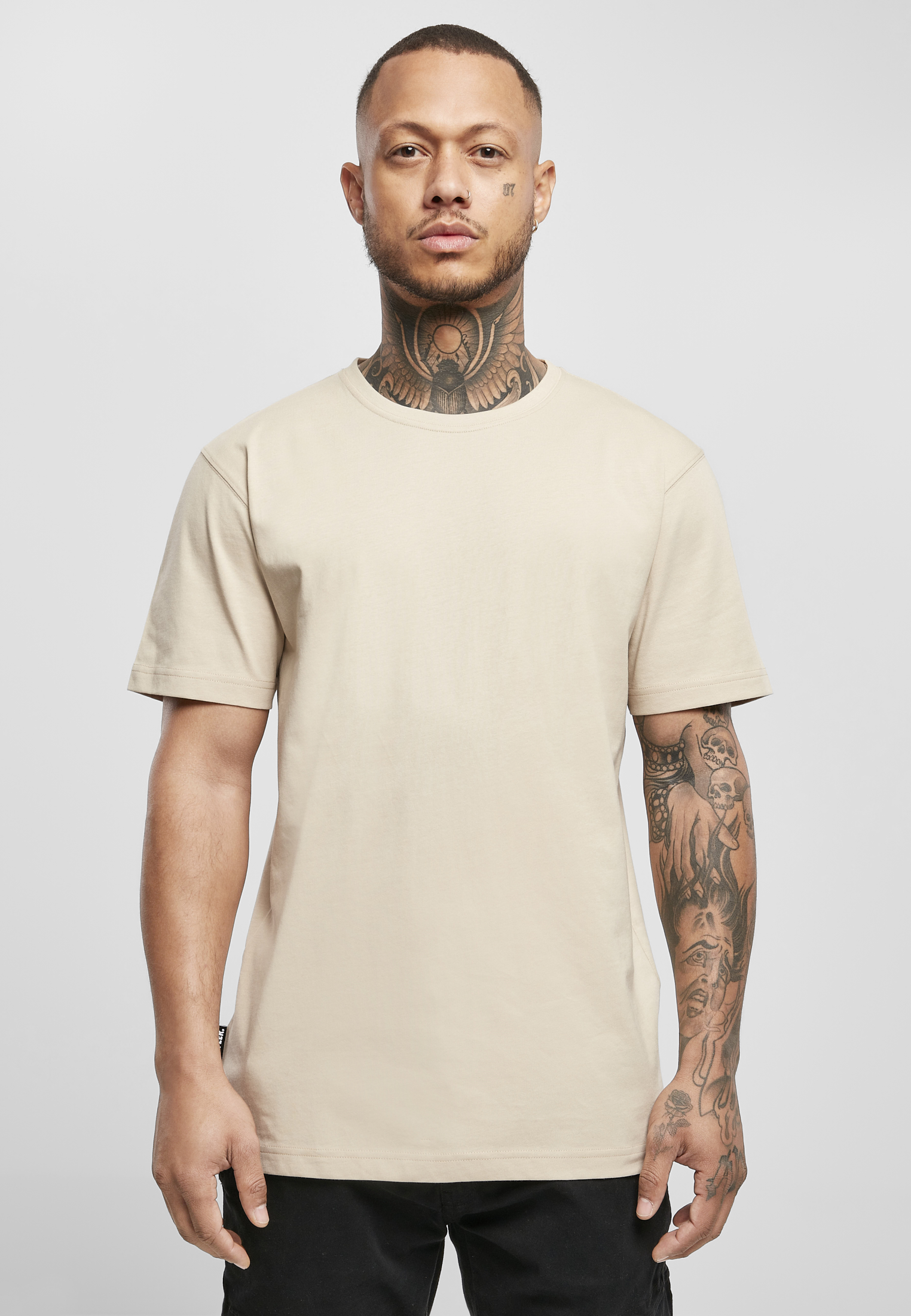 Sand C&amp;S Plain Tee