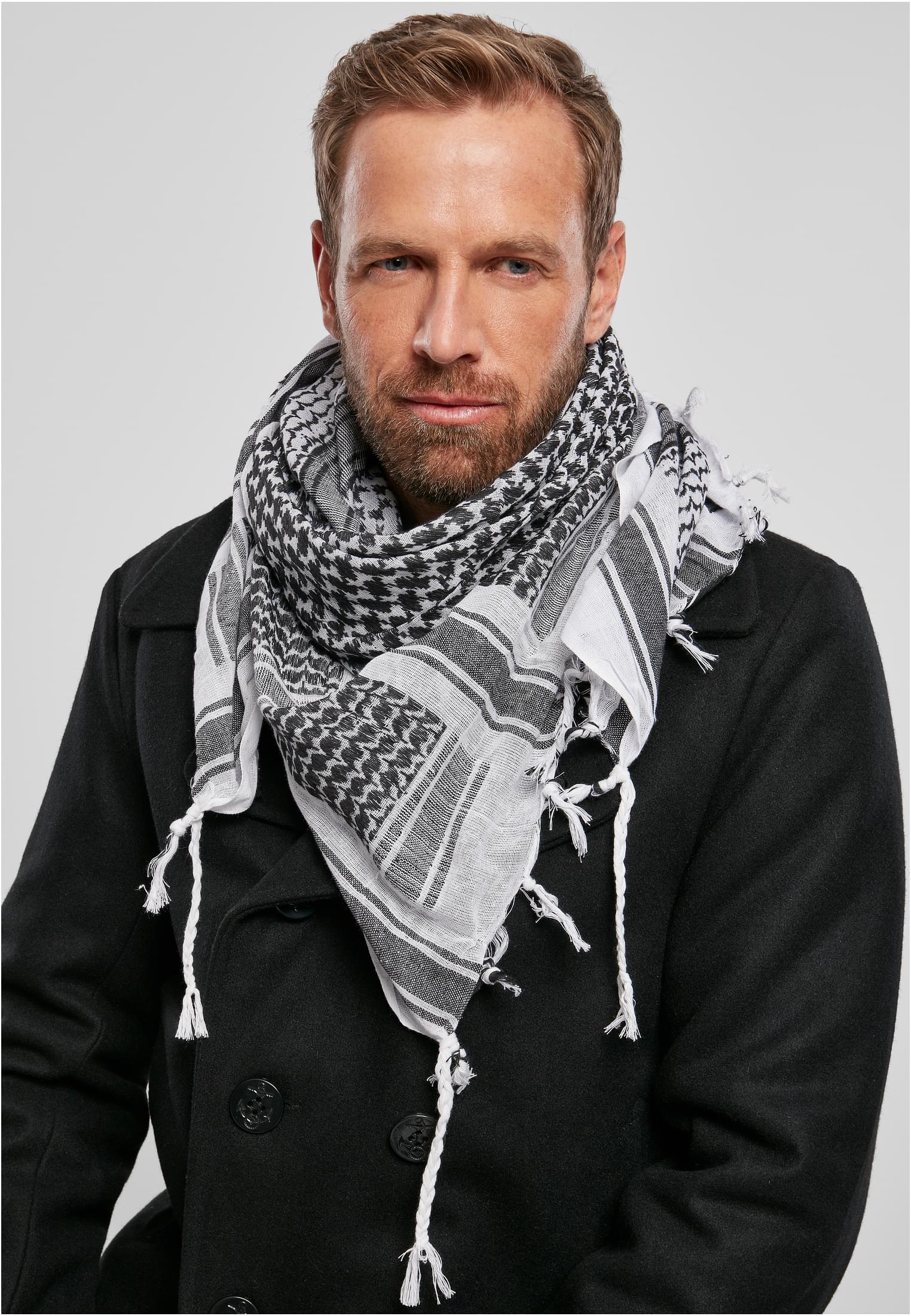 Shemag Scarf White/Black