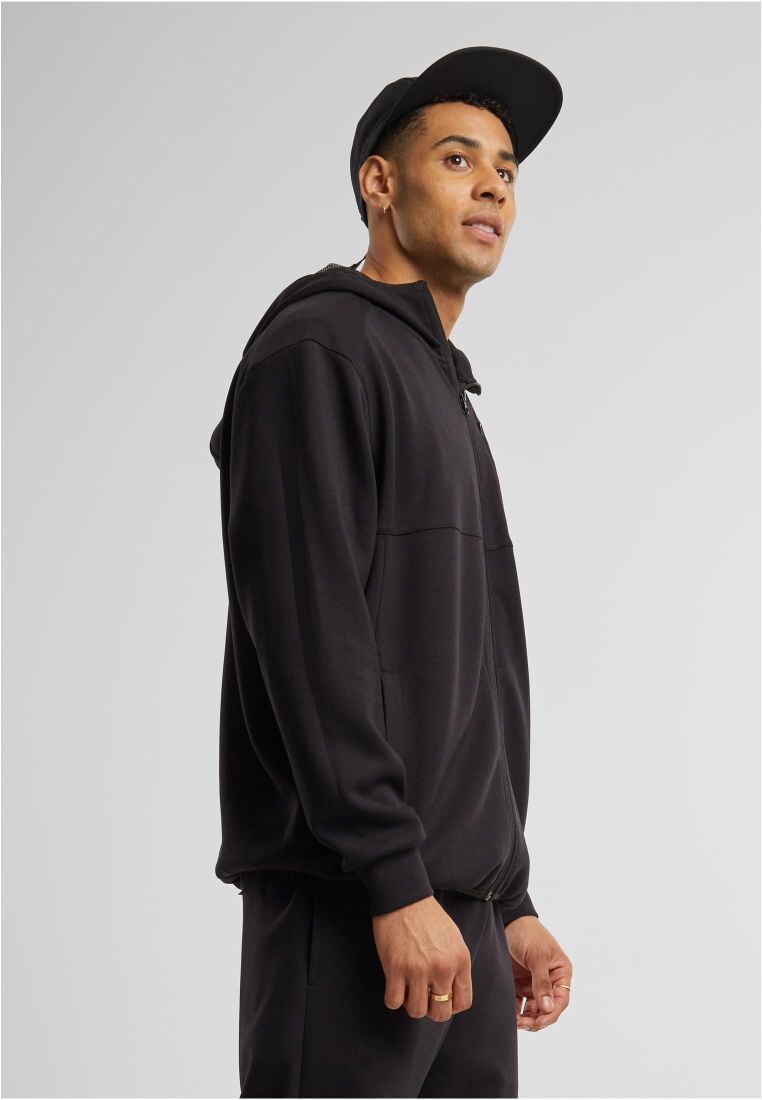 Scuba Zip Pocket Hoody black