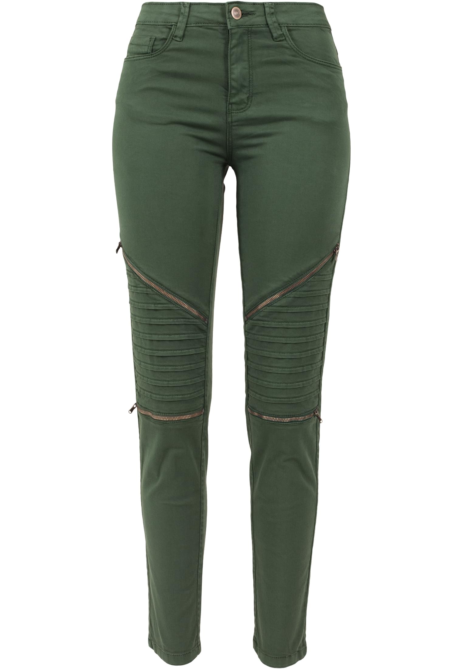 Doamnelor Stretch Biker Pantaloni de măsline