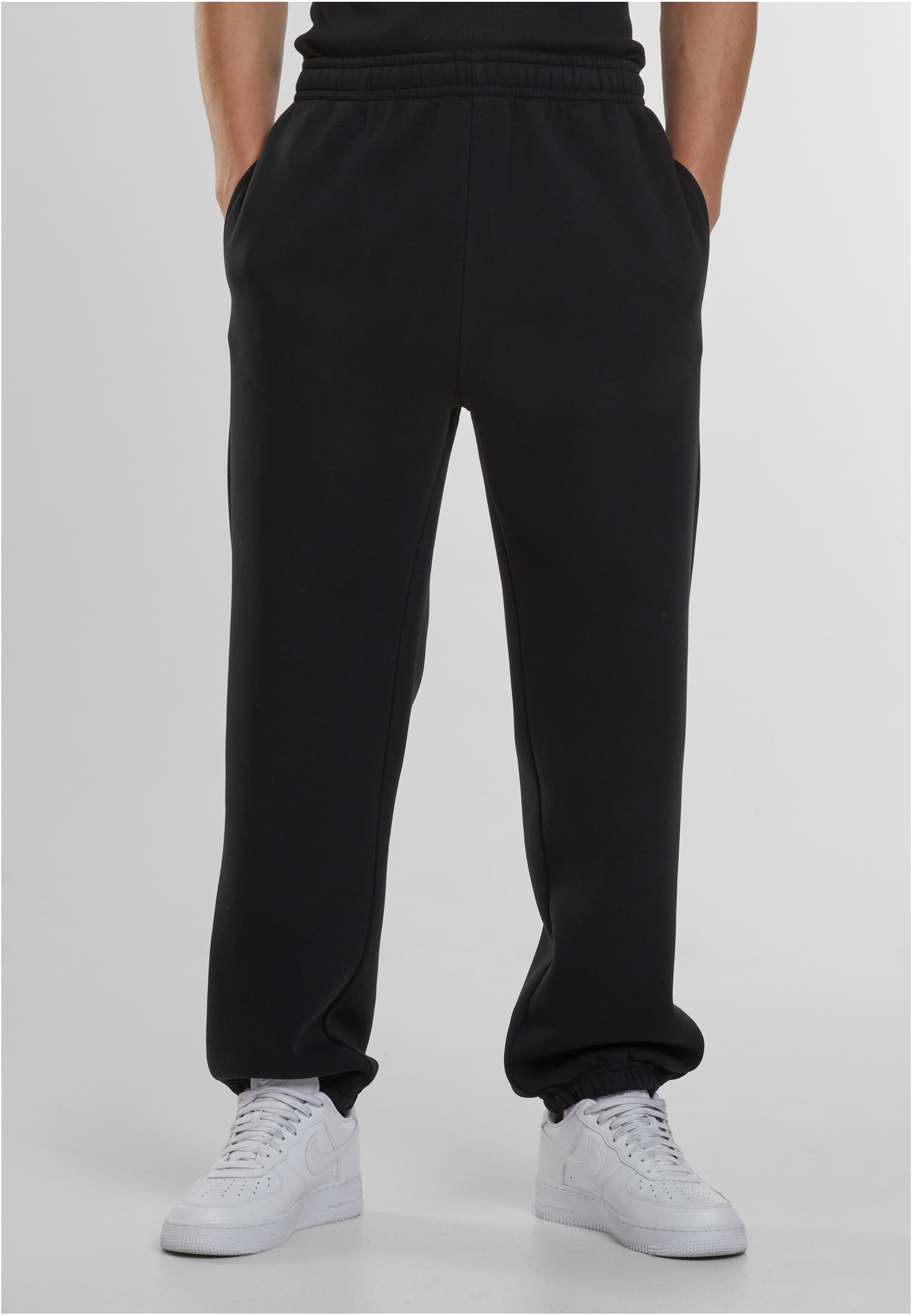 Men&#039;s basic sweatpants Fluffy black