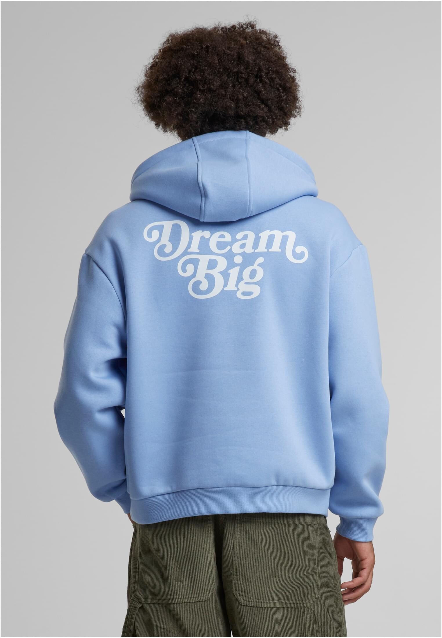 Men's sweatshirt Up And Beyond Fluffy Hoody light blue