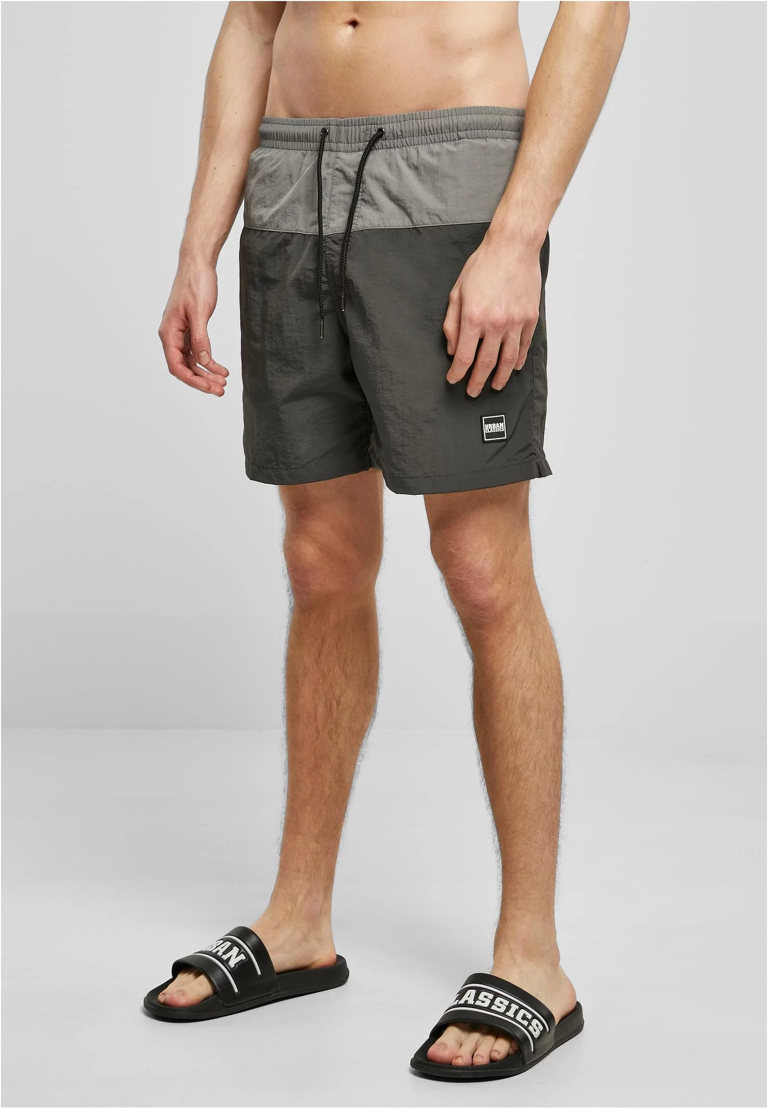 Men&#039;s Block Swimsuit Grey/Asphalt