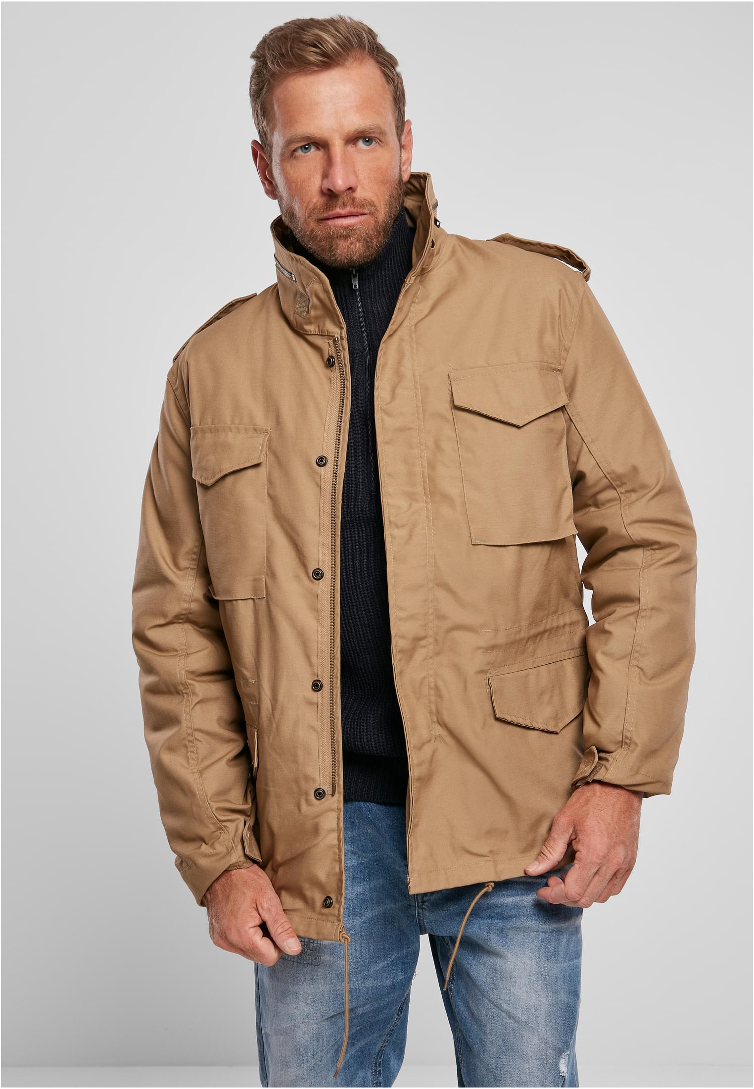 Geaca barbati Urban Classics Camel
