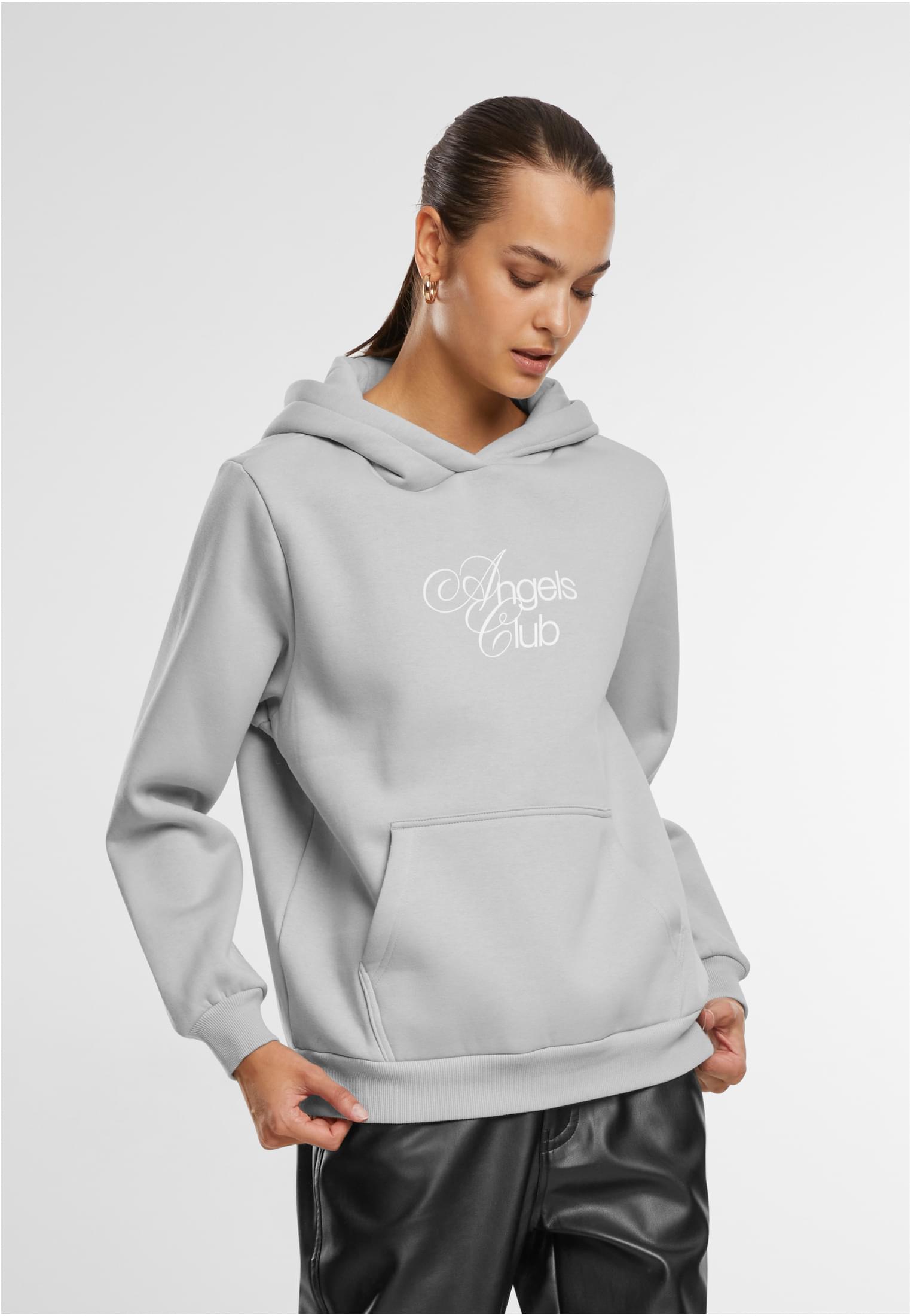 Women&#039;s hoodie Angels Club light asphalt