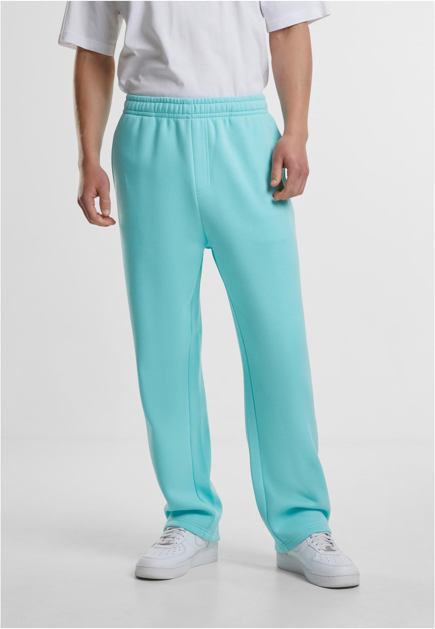 Men's Loose Sweatpants Fluffy Beryl Blue