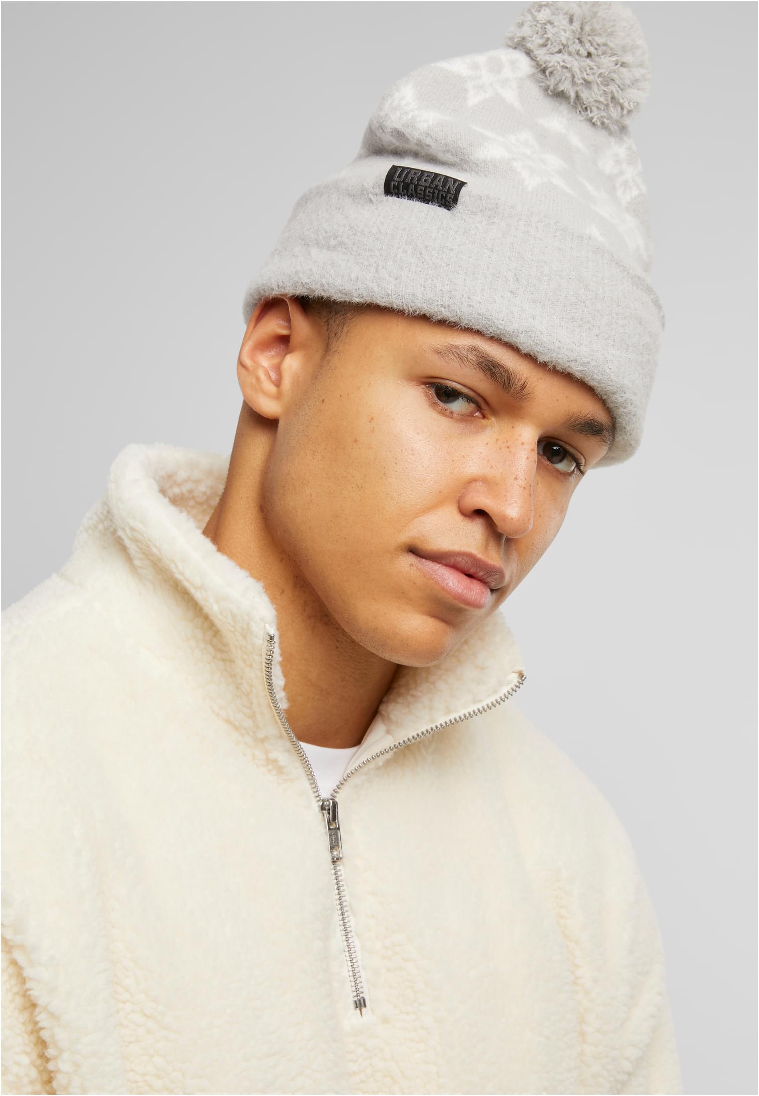 Pom Beanie Light Asphalt