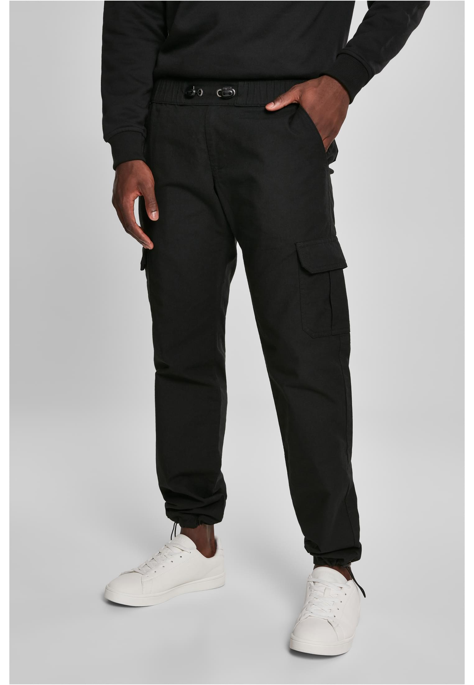 Ripstop Cargo Pantaloni negru