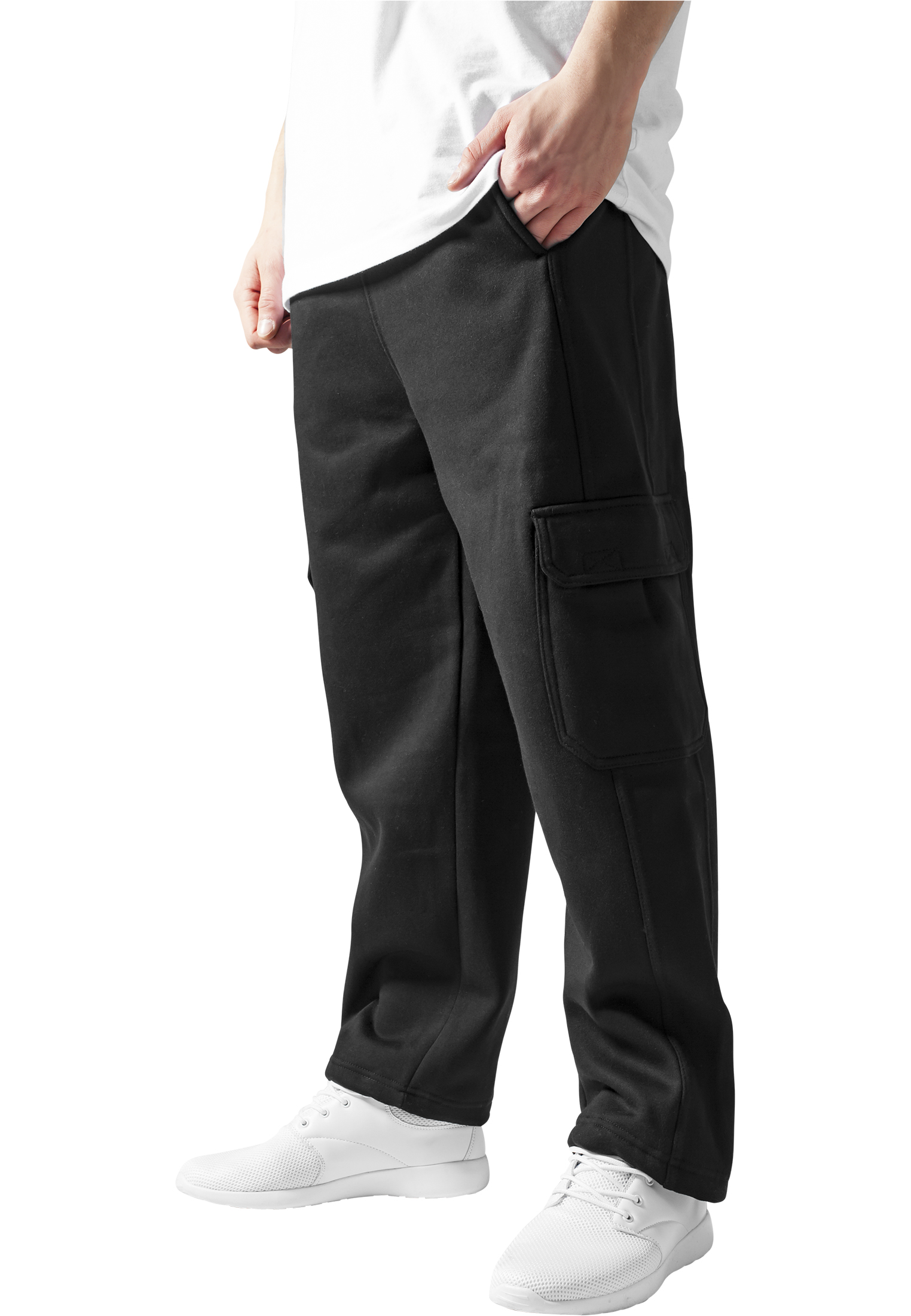 Cargo sweatpants black