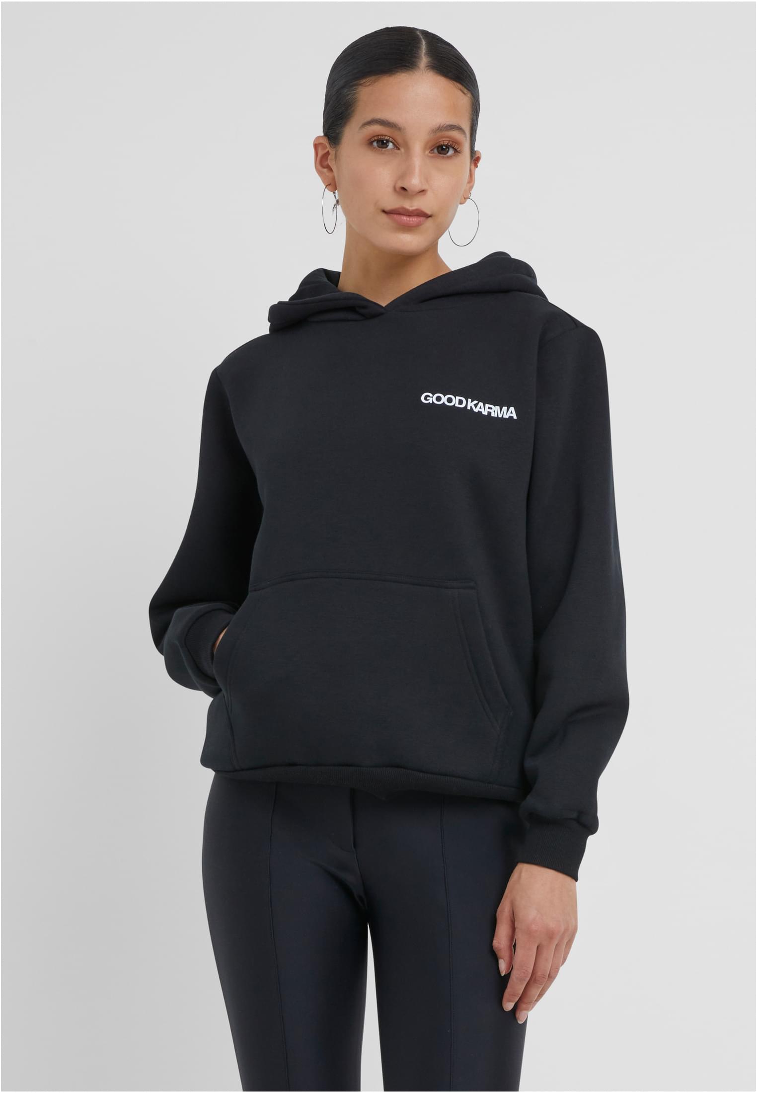 Women&#039;s hoodie Back Around black