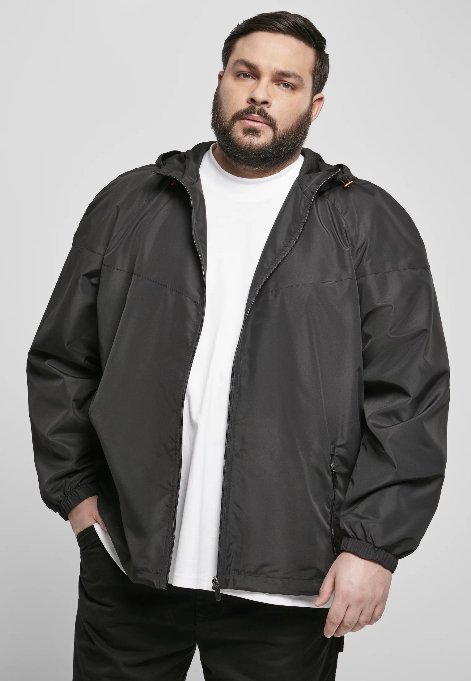 Recycled Windrunner black/black