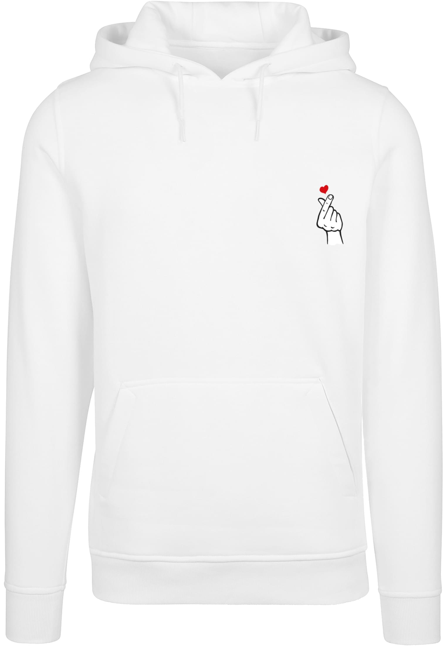 Mens sweatshirt Love Sign 2.0 white