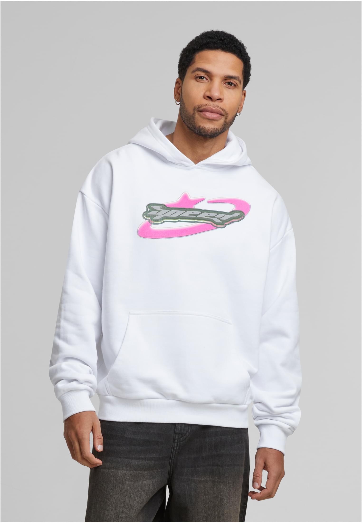 Speed Logo Hoodie White