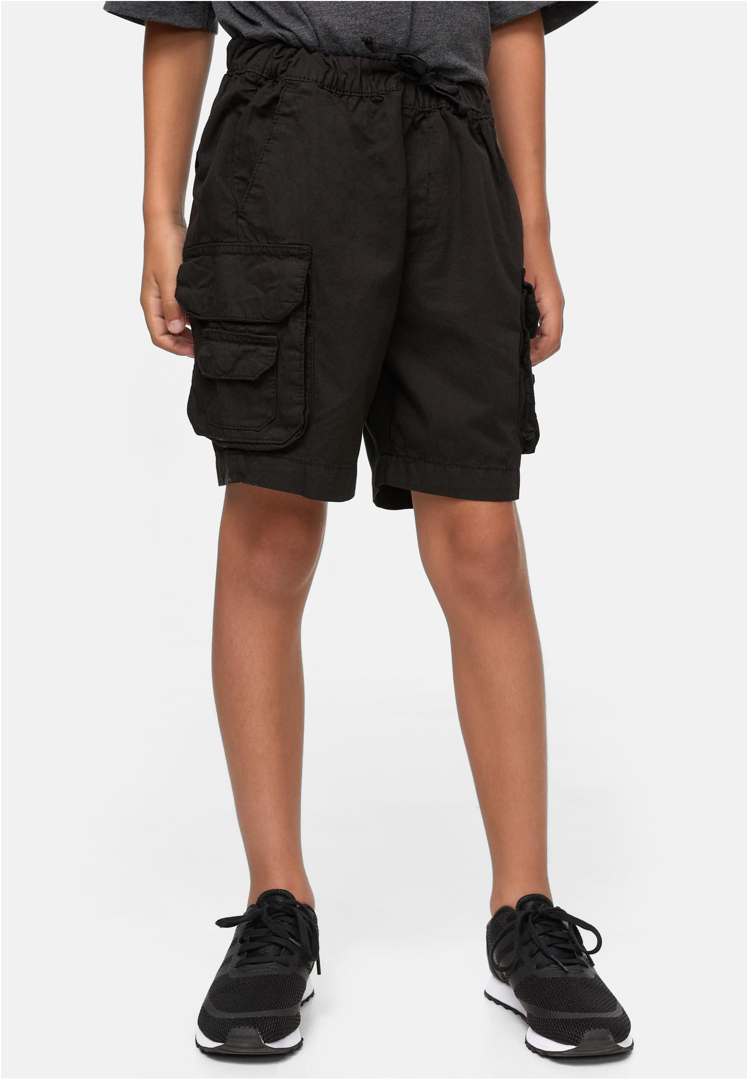 Boys&#039; Double Pocket Cargo Shorts Black