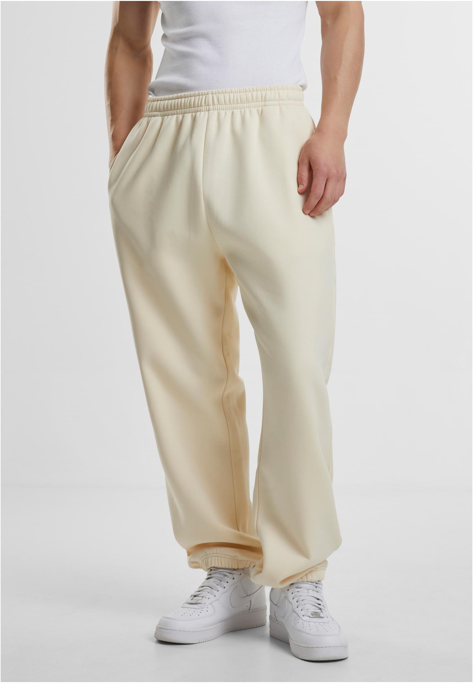 Men&#039;s basic sweatpants Fluffy cream