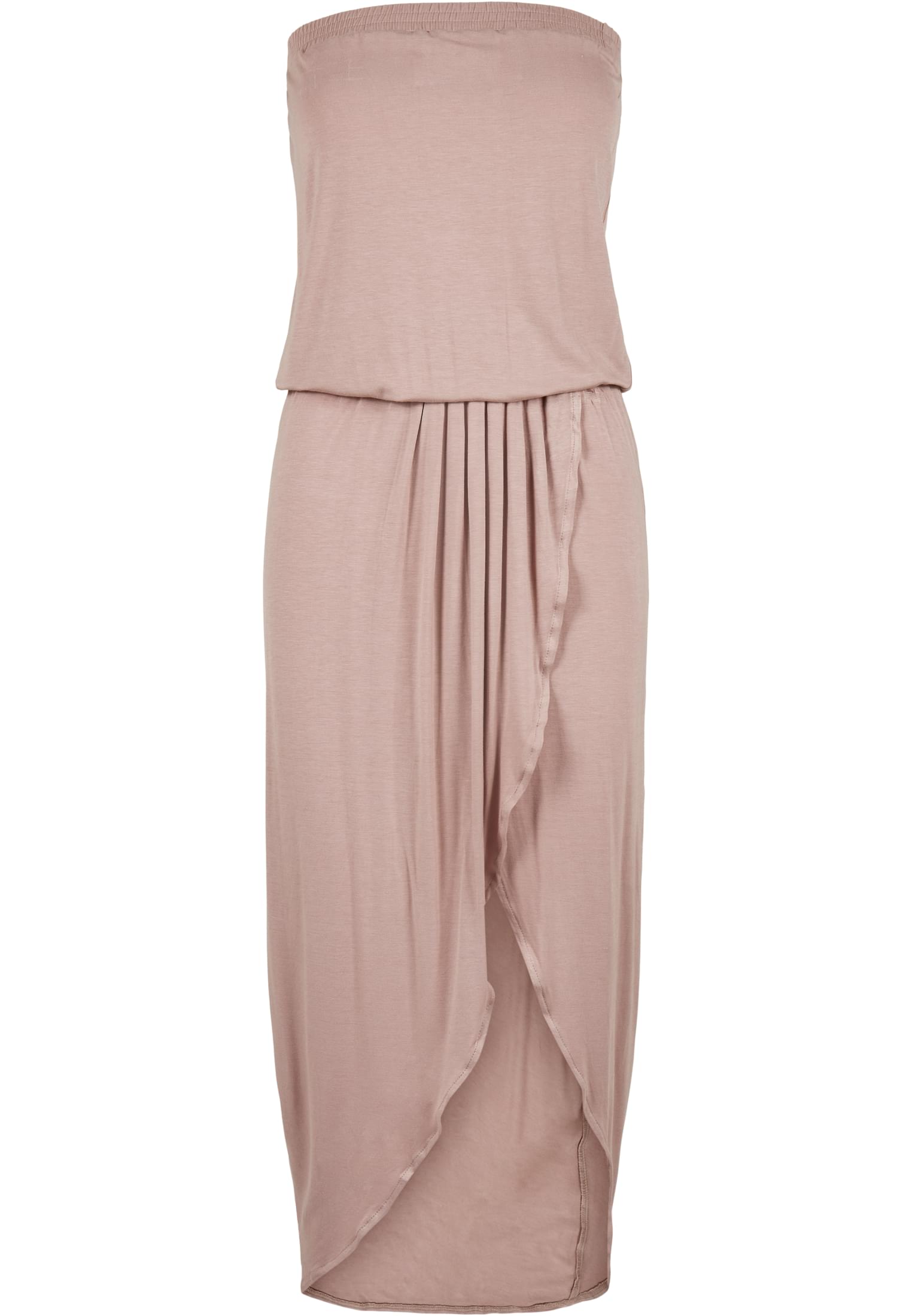 Womens Powder Pink Bandeau Dress