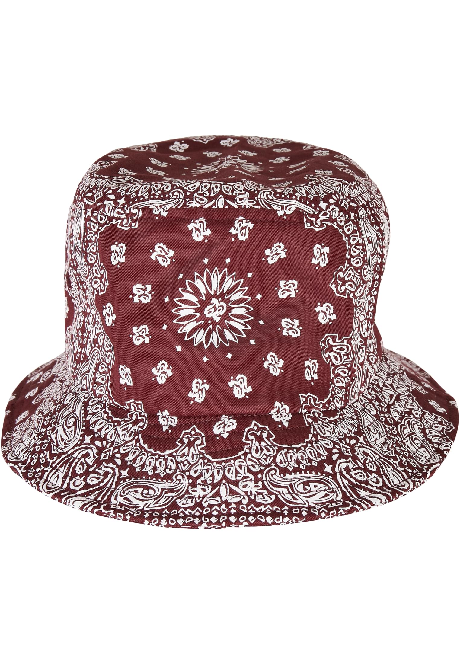 Bandana Print Bucket Hat Orange