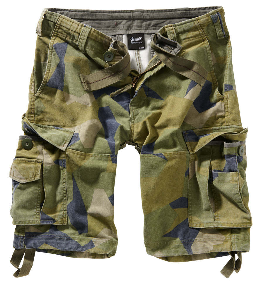Men&#039;s Vintage Cargo Shorts - Camouflage