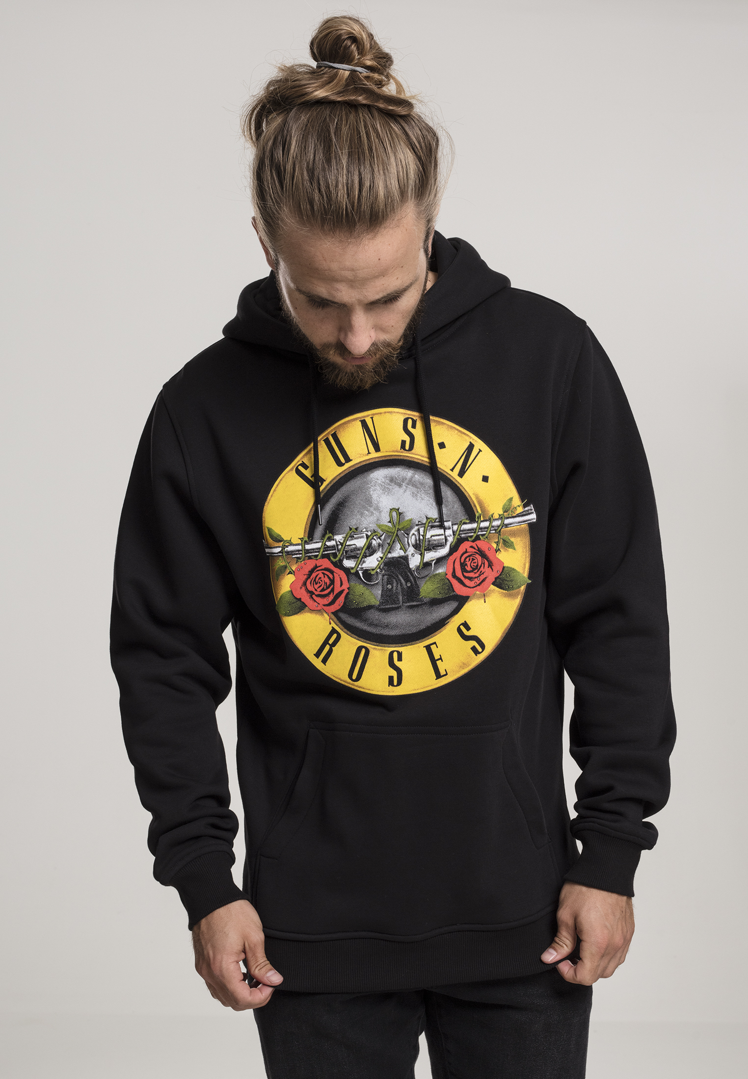 Guns n &#039;Roses Logo Hoody negru