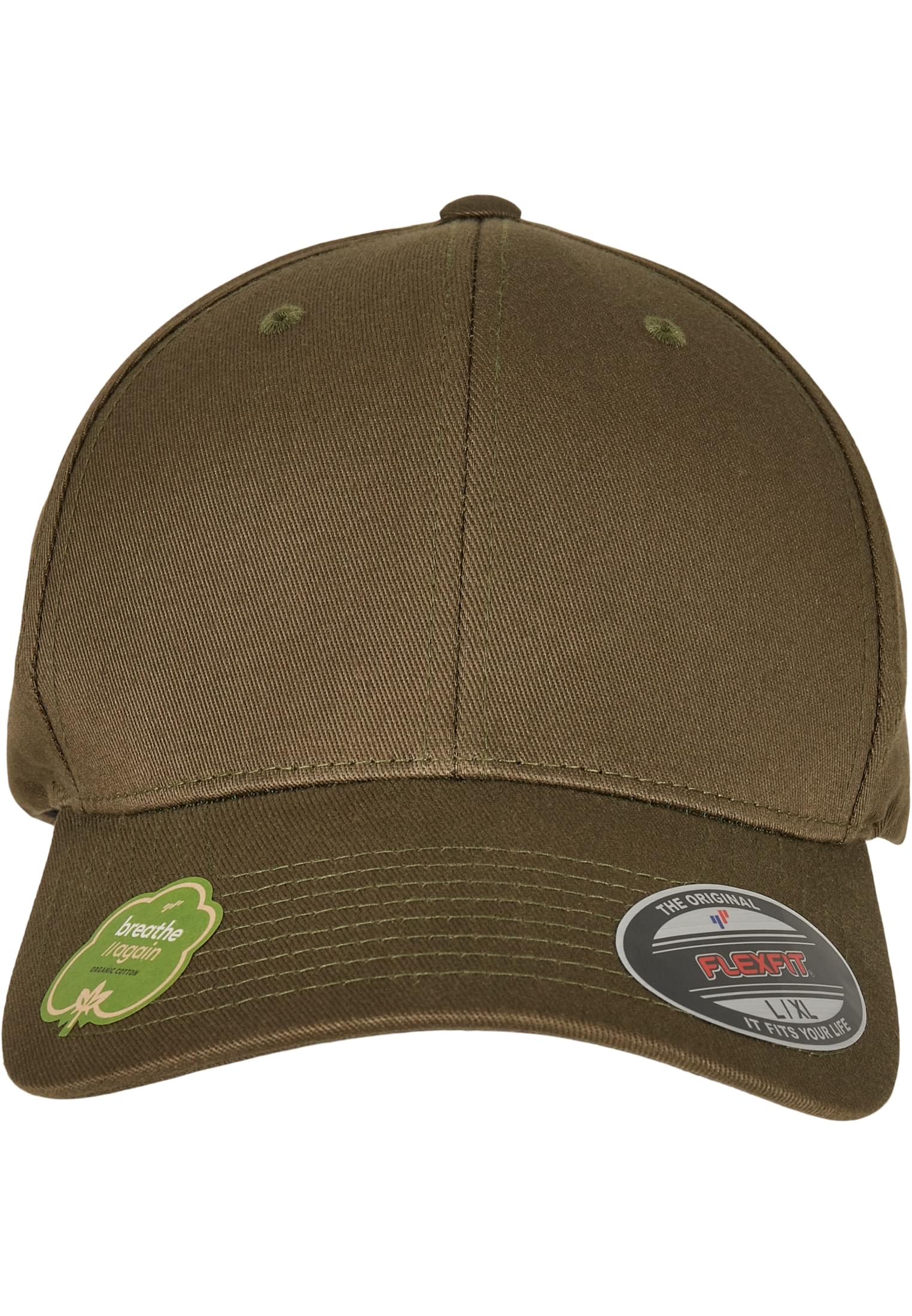 Flexfit beanie made of organic cotton, burnt olive