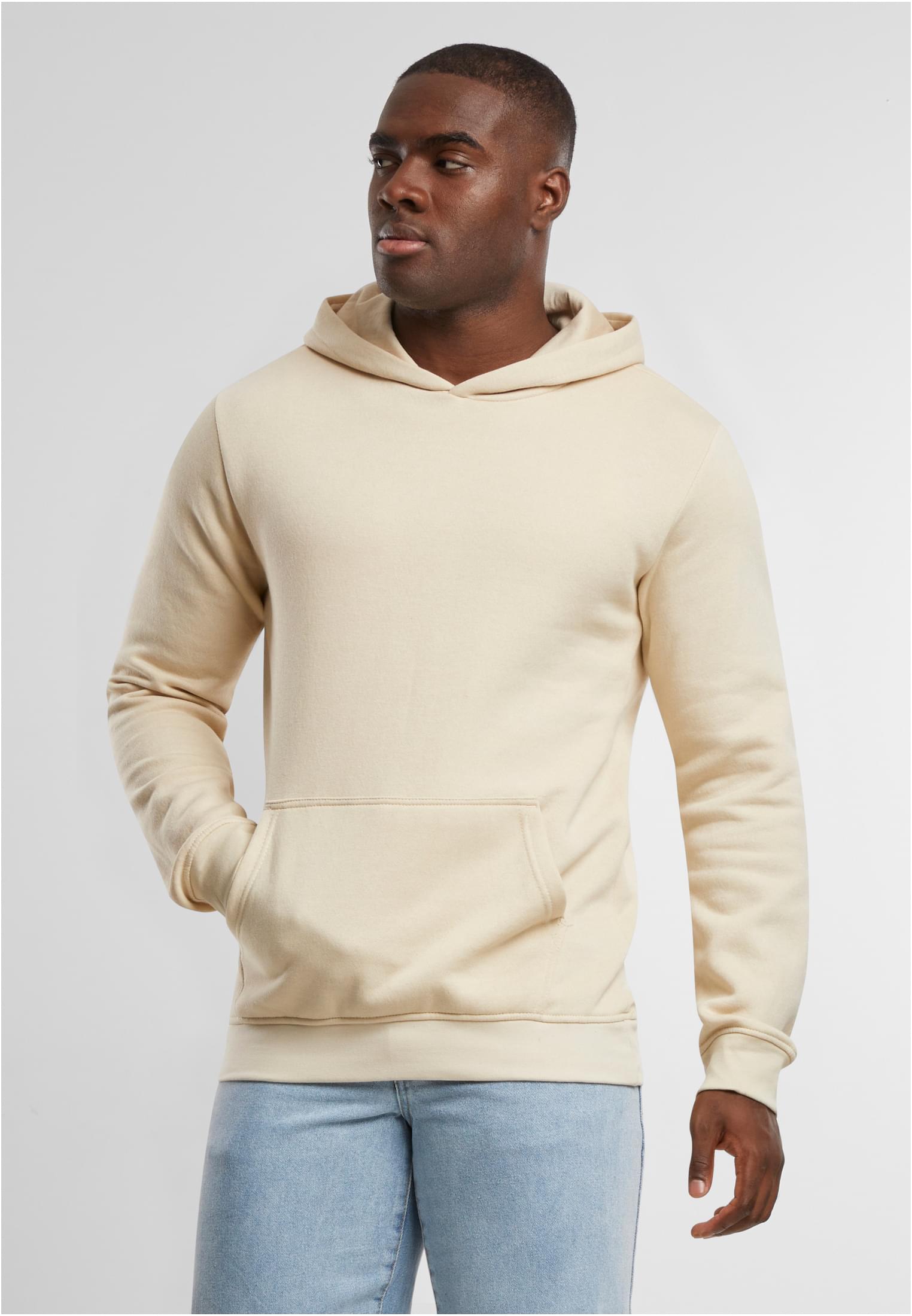 Mens Basic Essential Hoody beige