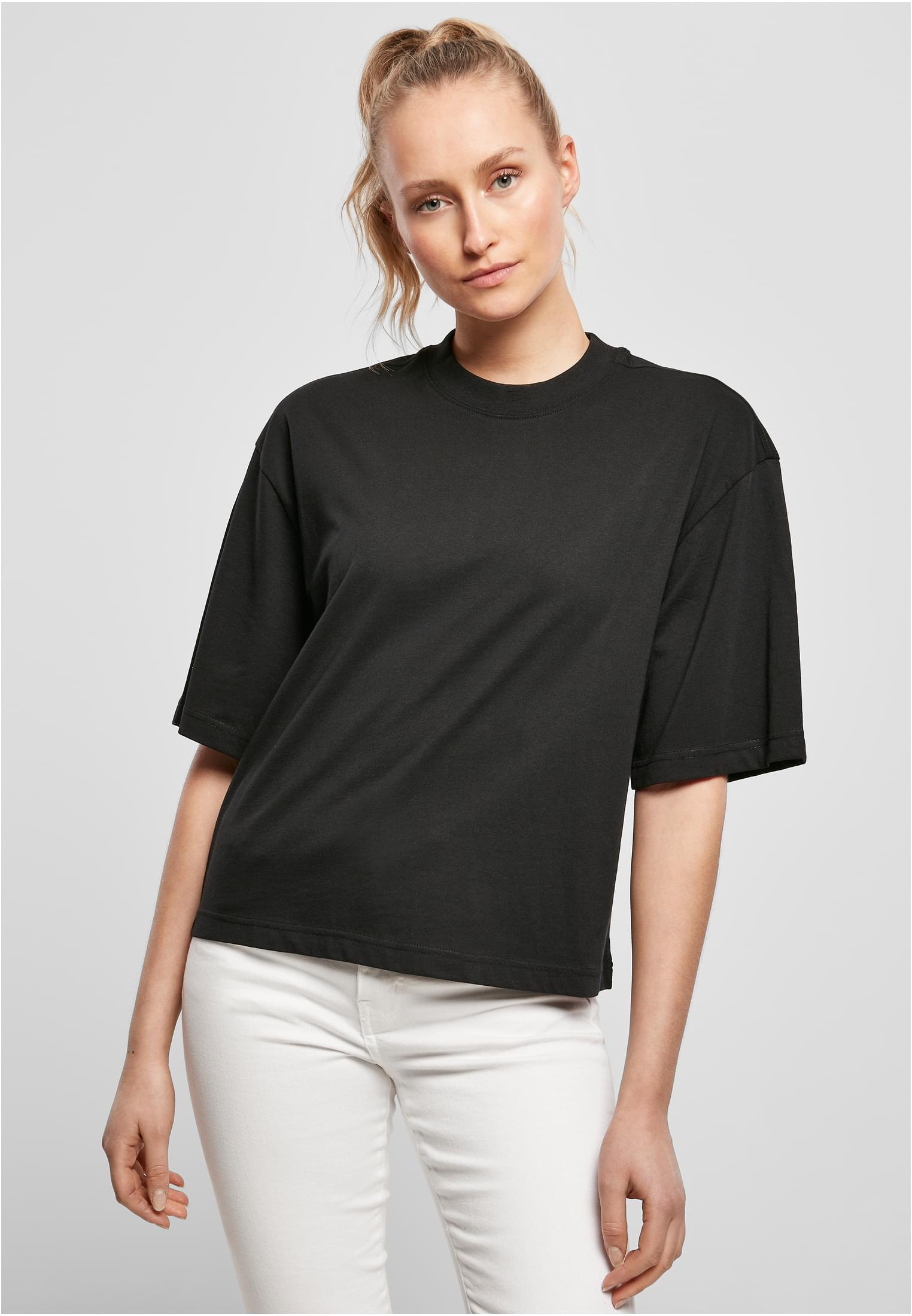 Women's Organic Oversized T-Shirt Black Color