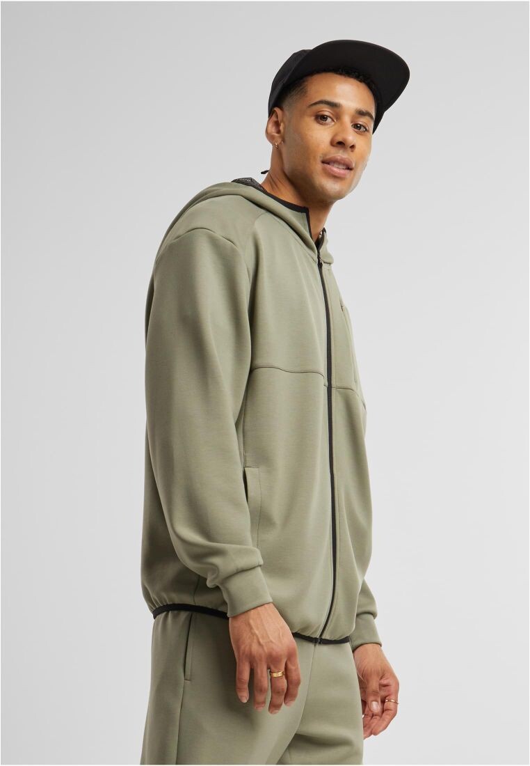 Scuba Zip Pocket Hoody palegreen