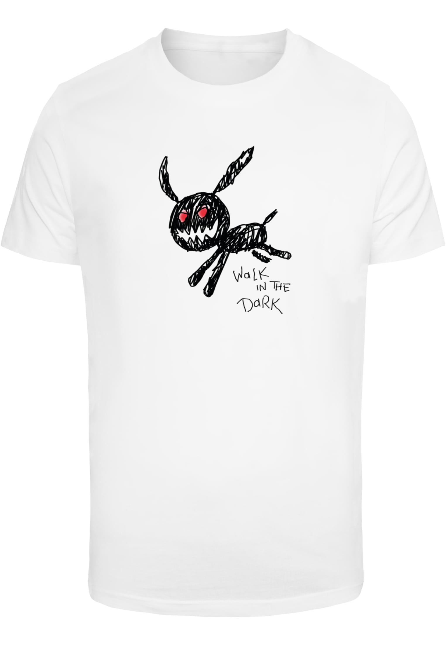 Men's T-shirt Walk In The Dark - White