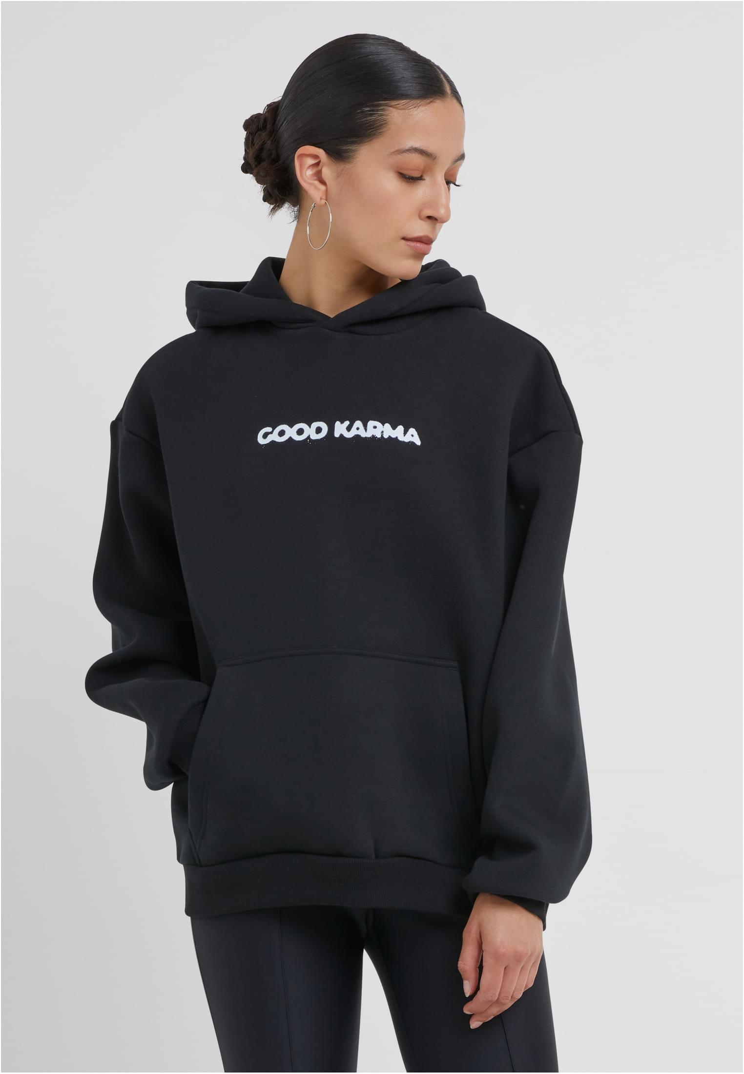 Women&#039;s hoodie Karma Butterfly black