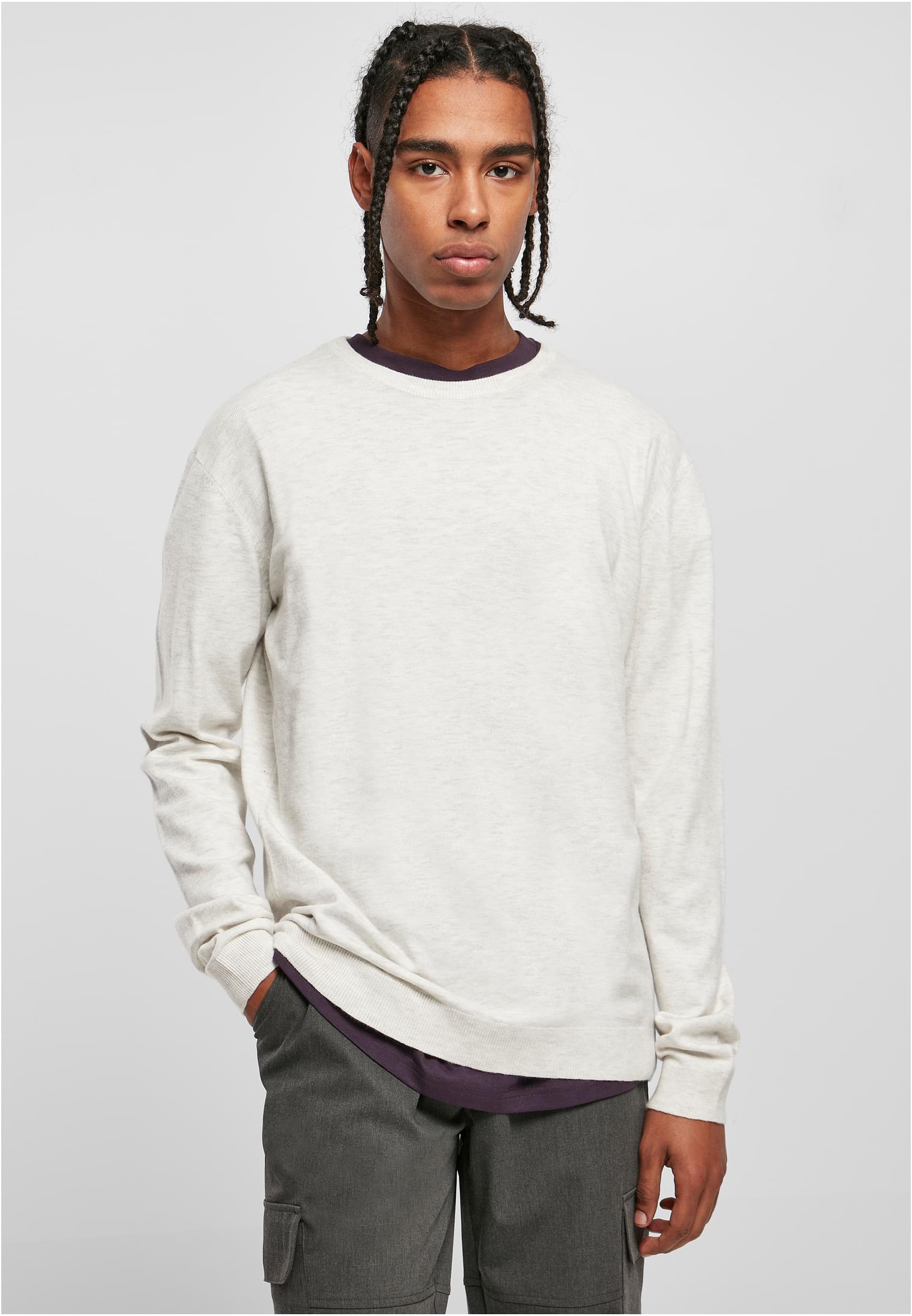 Eco Mix sweater light gray