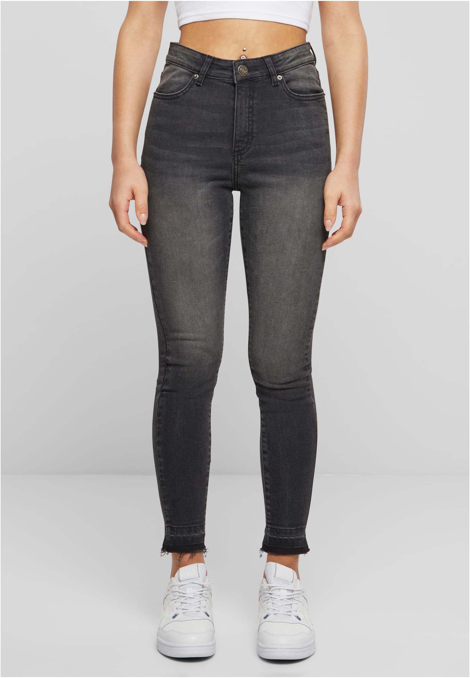 Women&#039;s Skinny Fit Jeans Black/Washed