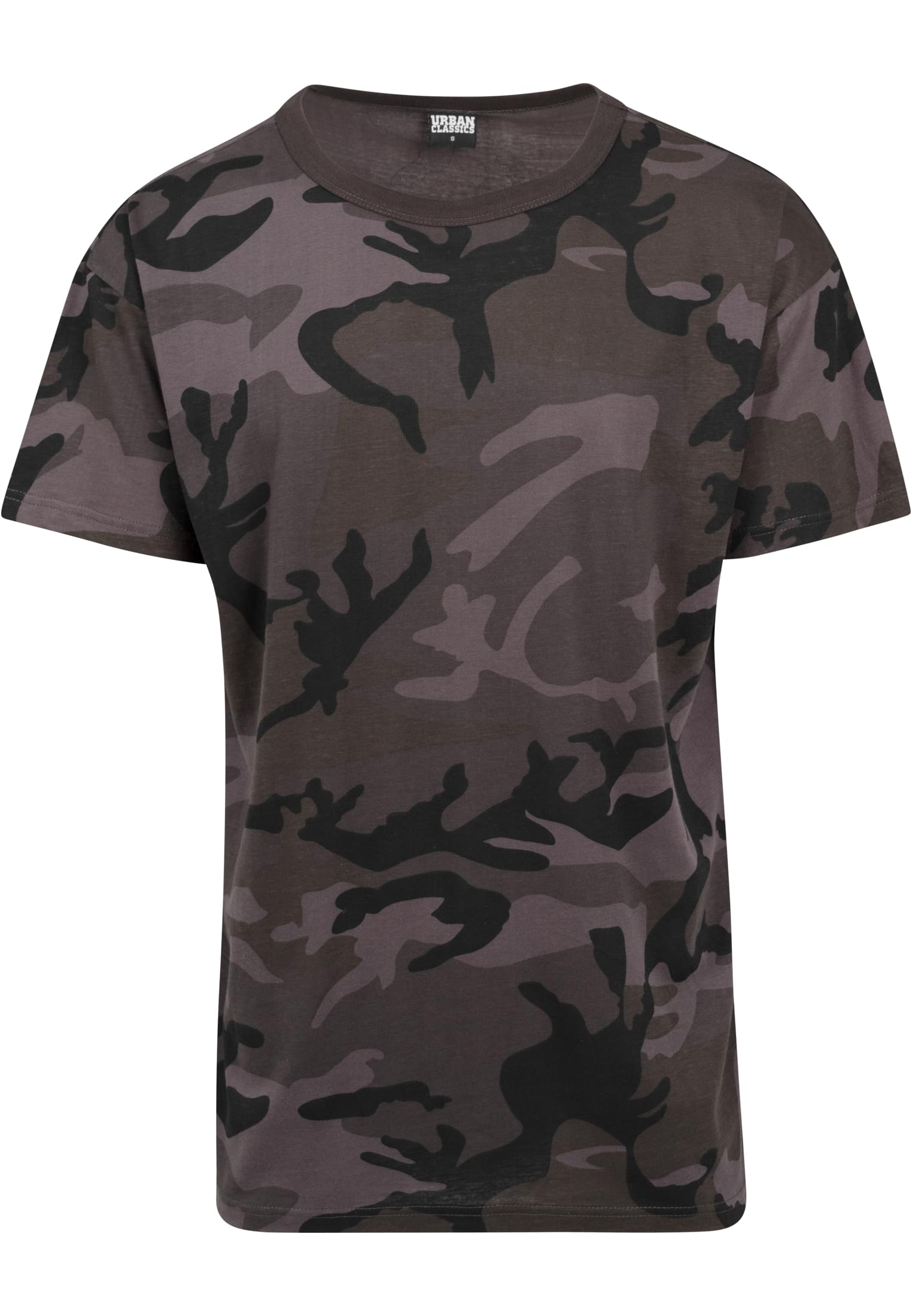Camo supradimensionate Tee camo întuneric