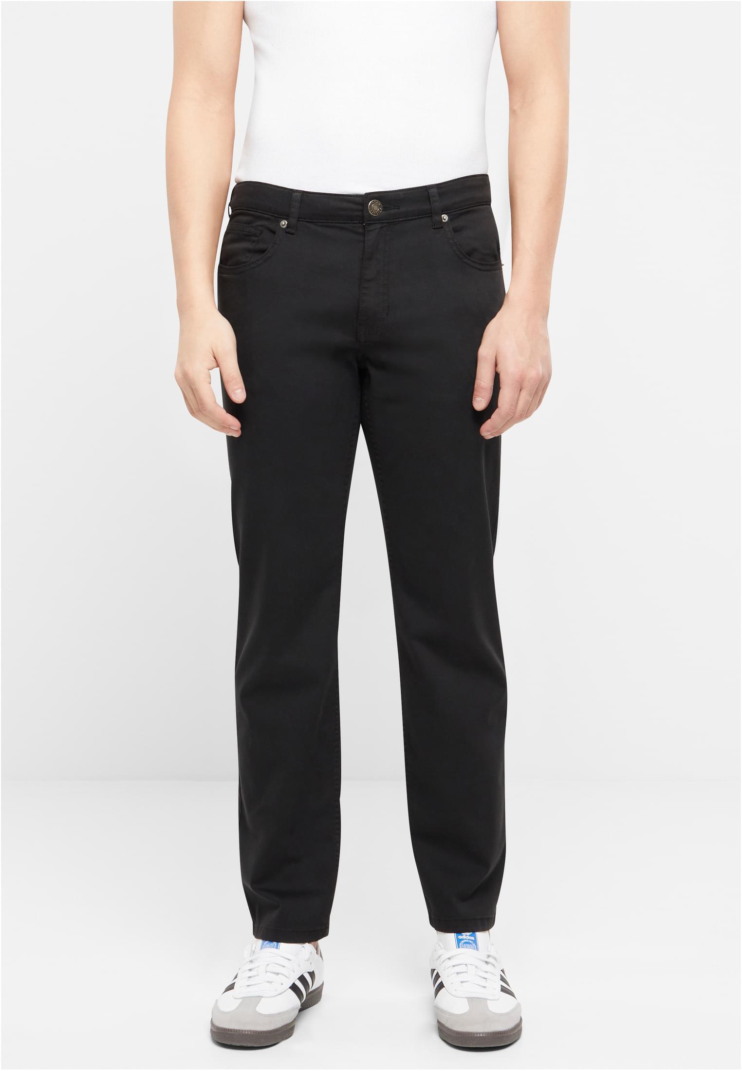 Men&#039;s Stretch Twill 5 Pocket black trousers