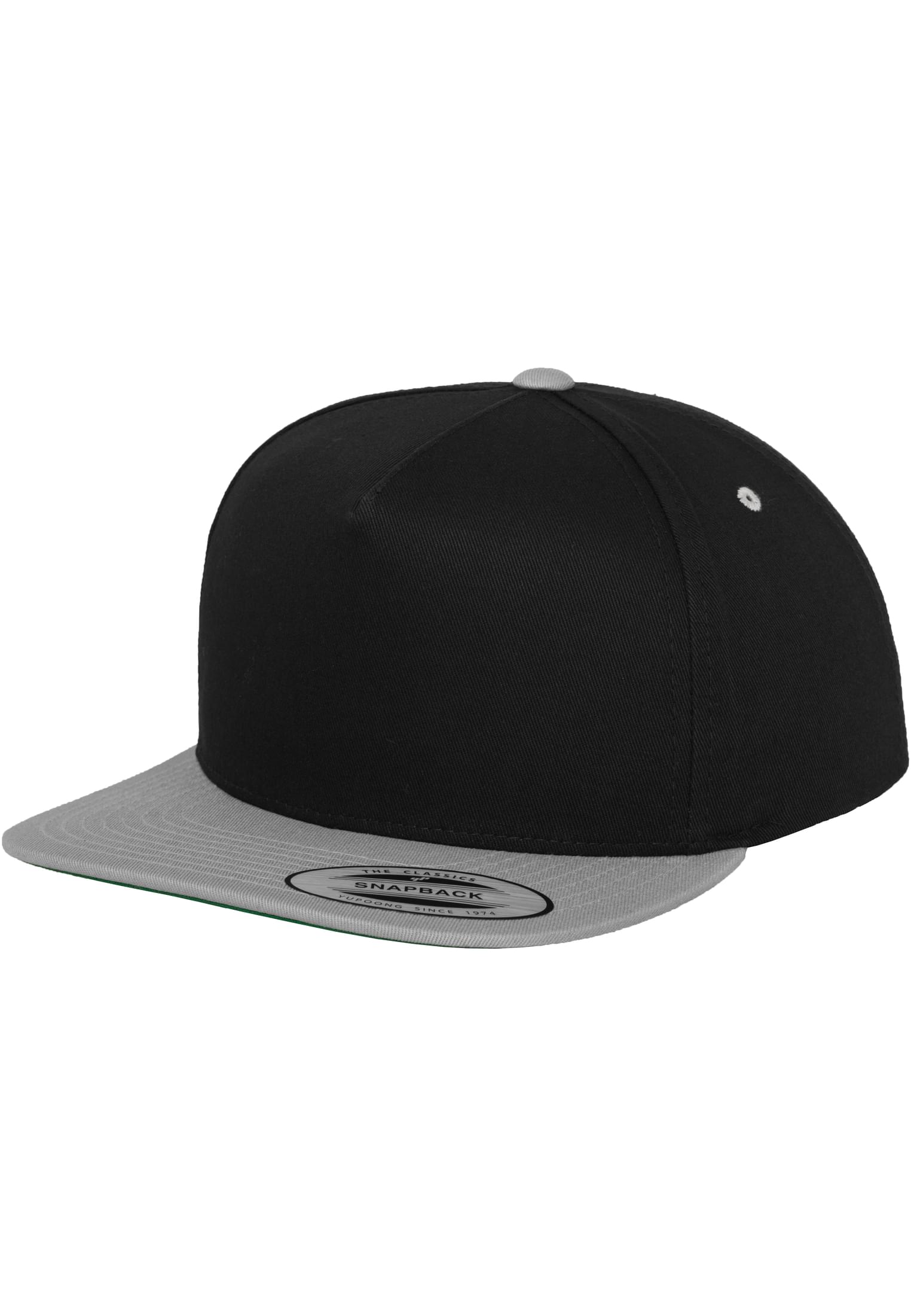 Classic 5-Panel Snapback blk/Silver