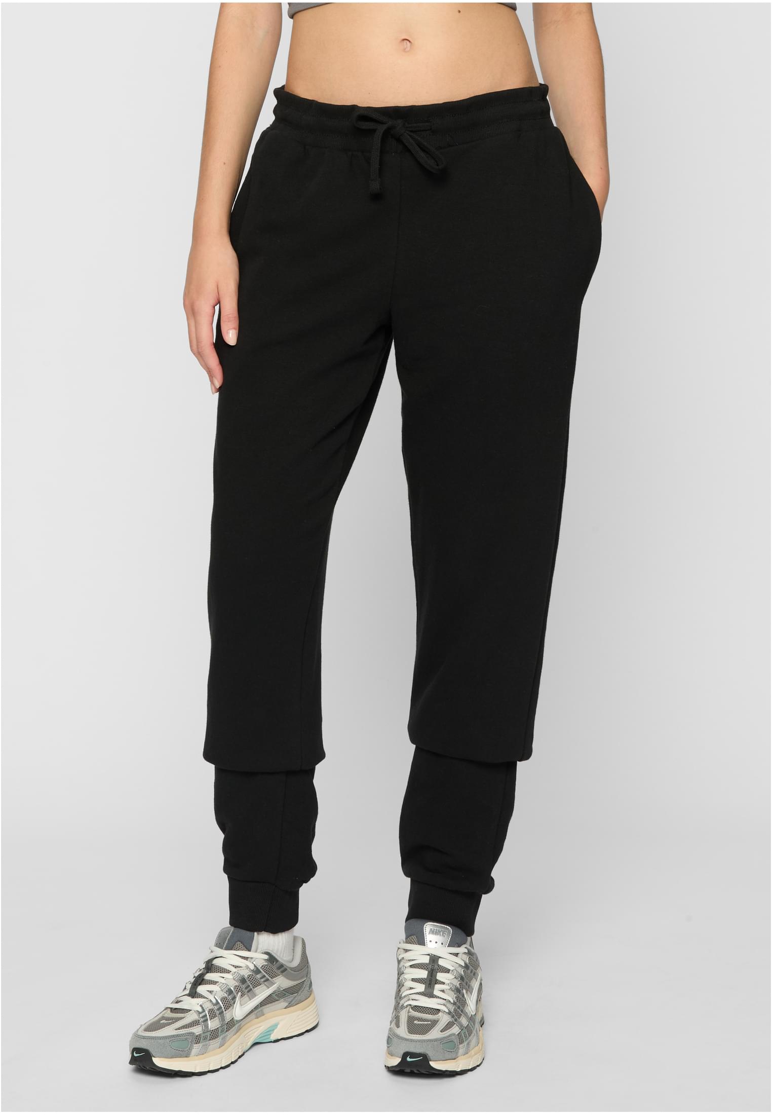 Terry Basic Women&#039;s Sweatpants Black